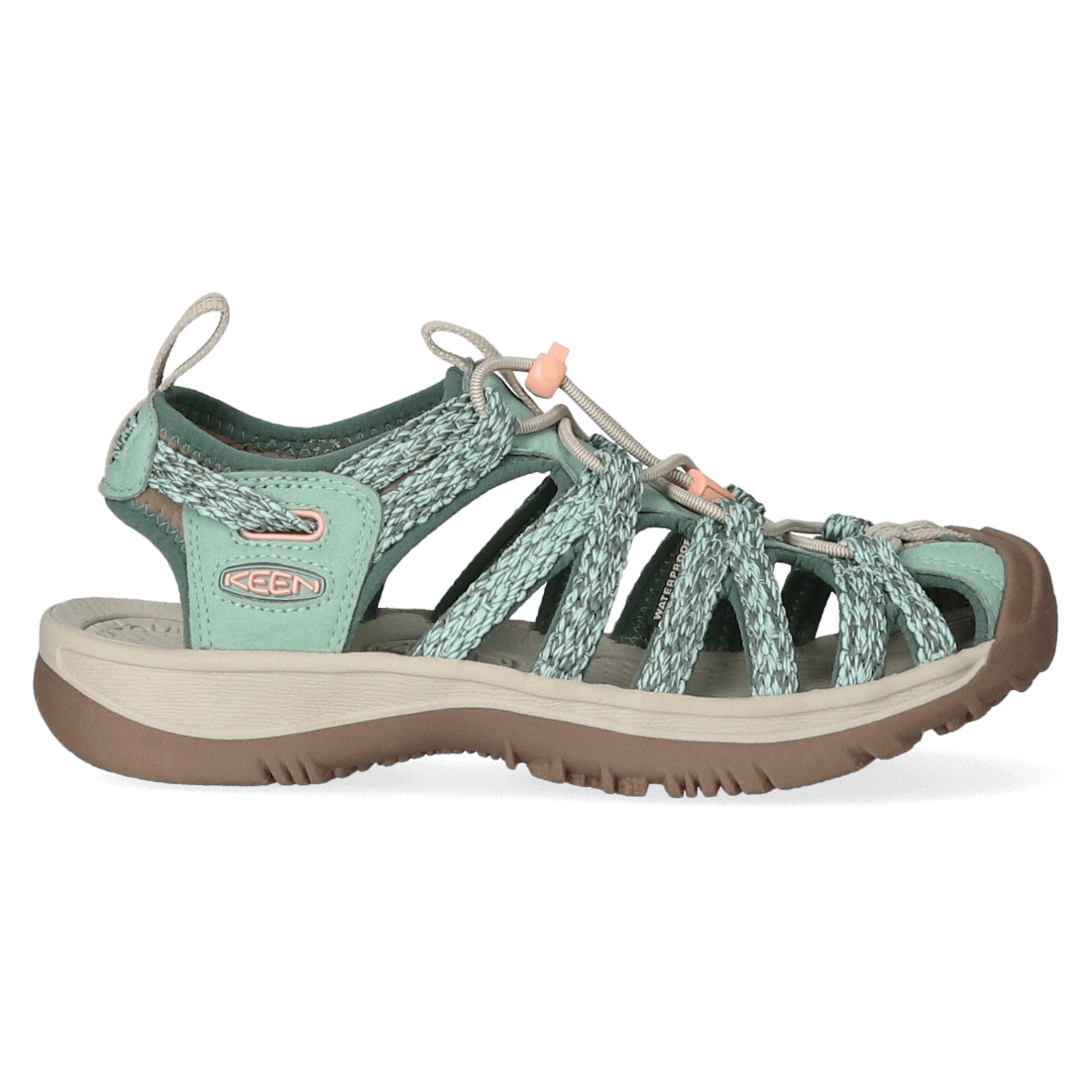 Keen Wandelschoenen Dames Whisper Groen Polyester