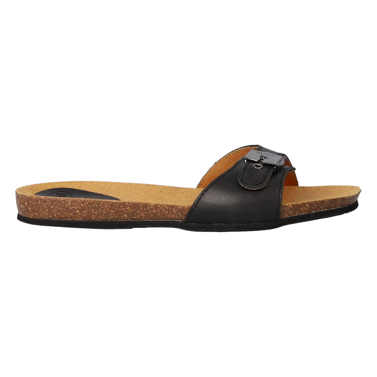 Scholl Slippers Dames Bahama Zwart 38 Leer