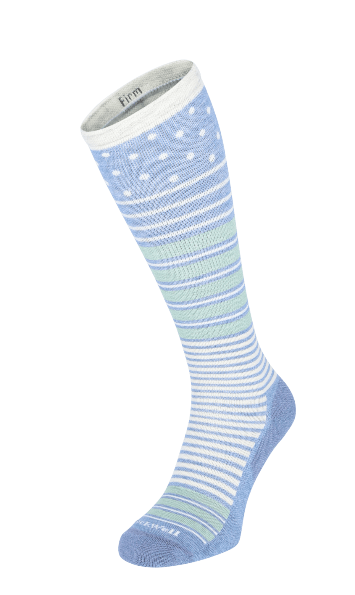 Sockwell Compressiesok Dames Twister Blauw 35-38 Stretch