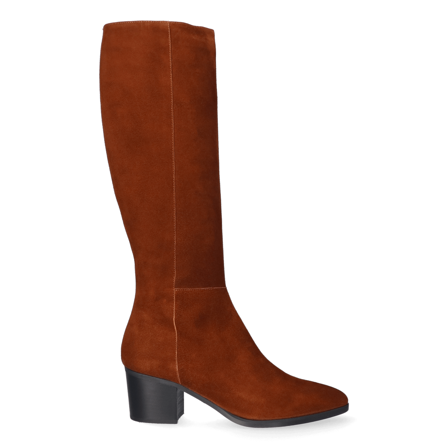 Lilian Dames Laarzen Hoog 11567 Hazelnut | Cognac | Suède | Maat 42 | 11567.01.003