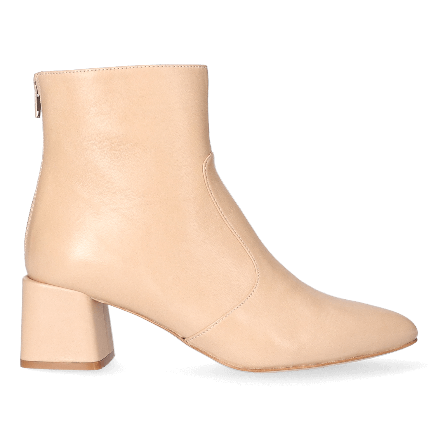 Lilian Dames Enkellaarsjes 12025 Glove Biscuit | Beige | Leer | Maat 38.5 | 12025.05.34