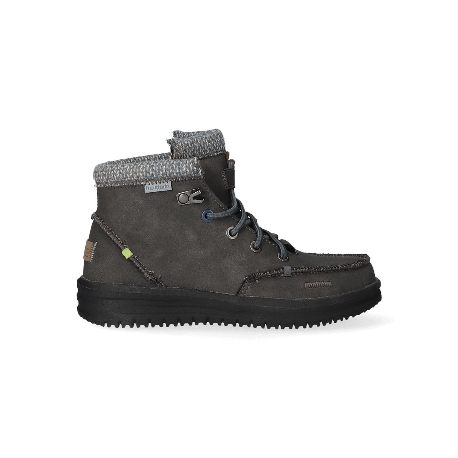 HEYDUDE Bradley Youth Boots Granite | Grijs | Gerecycled Leer | Maat 35 | 130313045