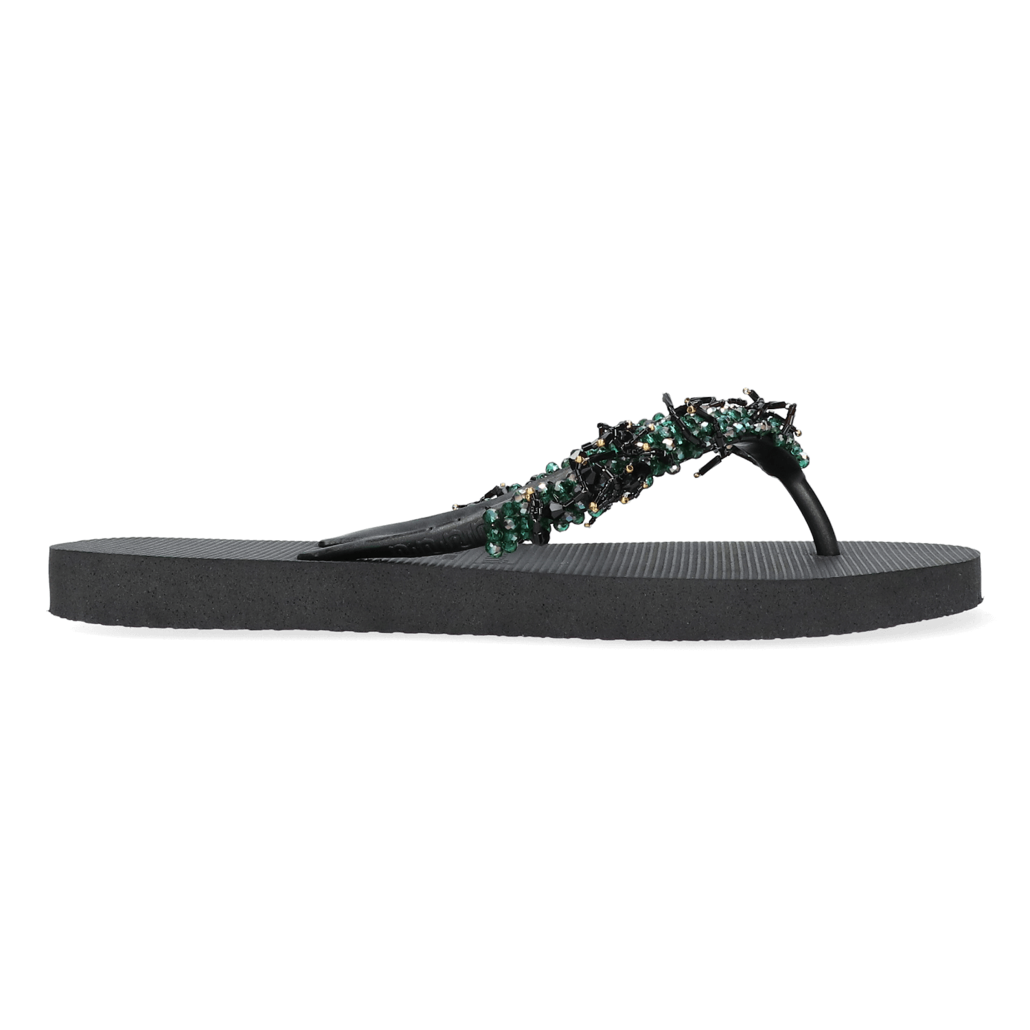 Uzurii Bahia Black Dames Slippers Black | Zwart | Kunststof | Maat 37/38 | 18.260.02