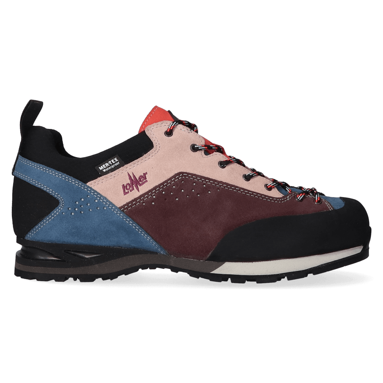 Lomer Badia II MTX Low Dames Wandelschoenen Borgogna/Baltic