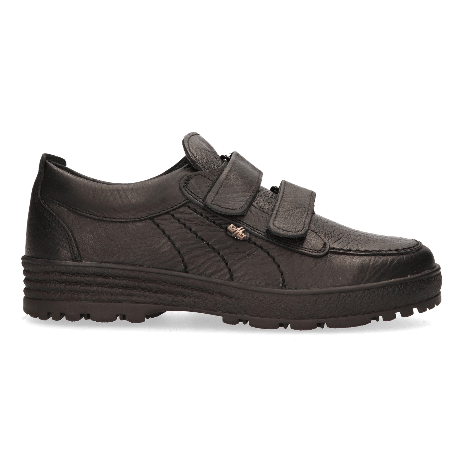 Lomer Rambler Heren Comfortschoenen Black | Zwart | Leer | Maat 41