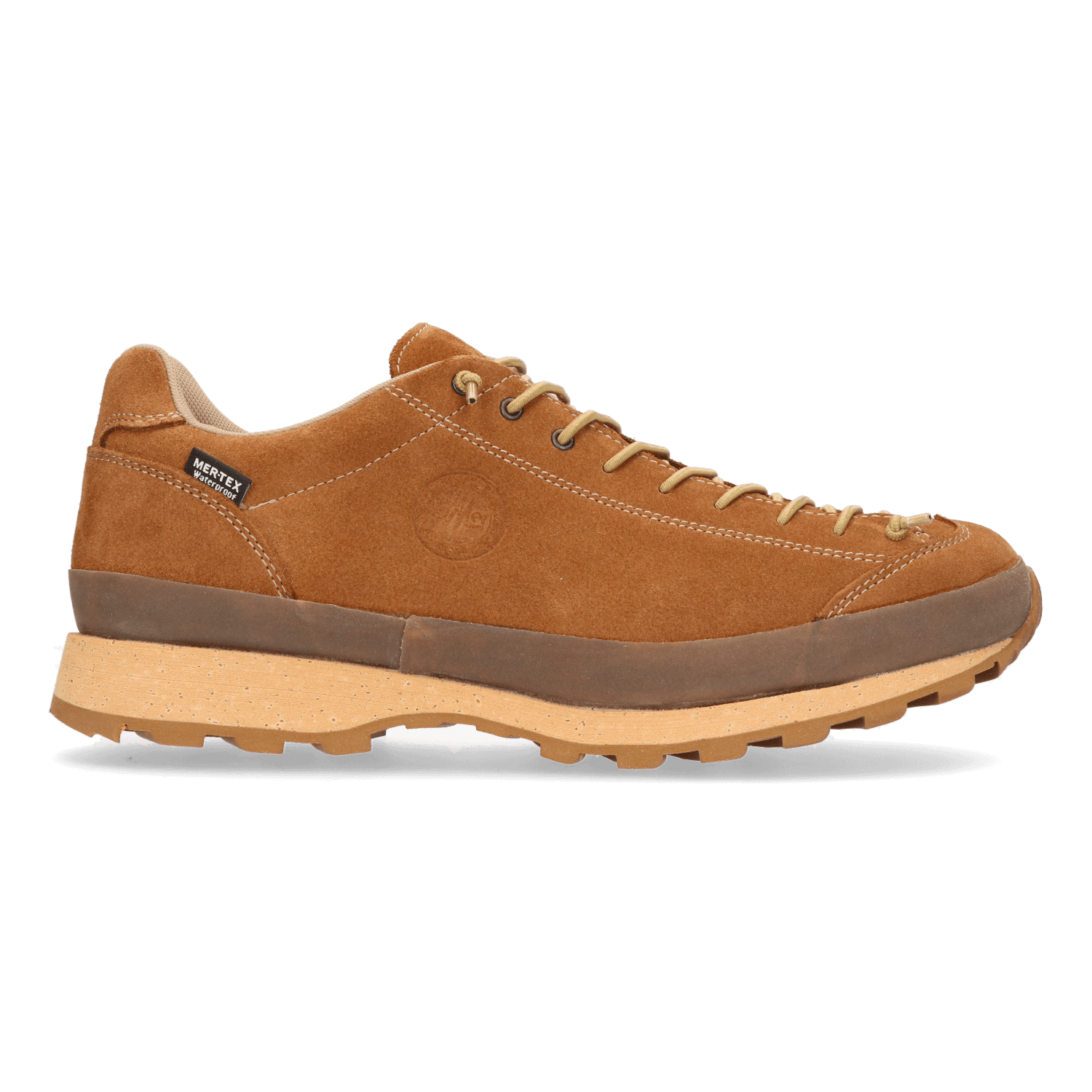 Lomer Bio Naturale Eco Low MTX Wandelschoenen Cognac | Cognac | Suède | Maat 36 | 50082.B.01