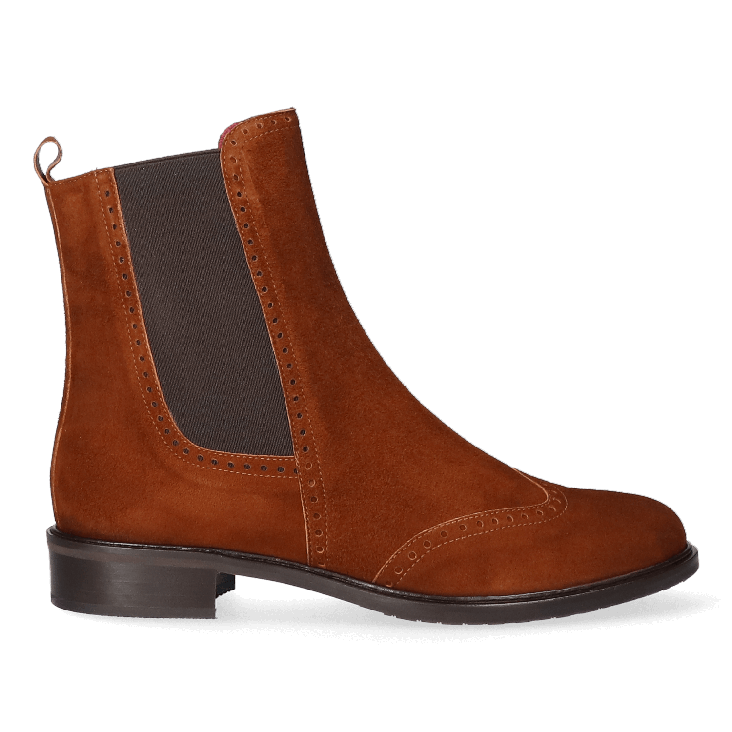 Lilian Dames Chelsea Boots 8146 Hazelnut | Cognac | Suède | Maat 38.5 | 8146.01.003