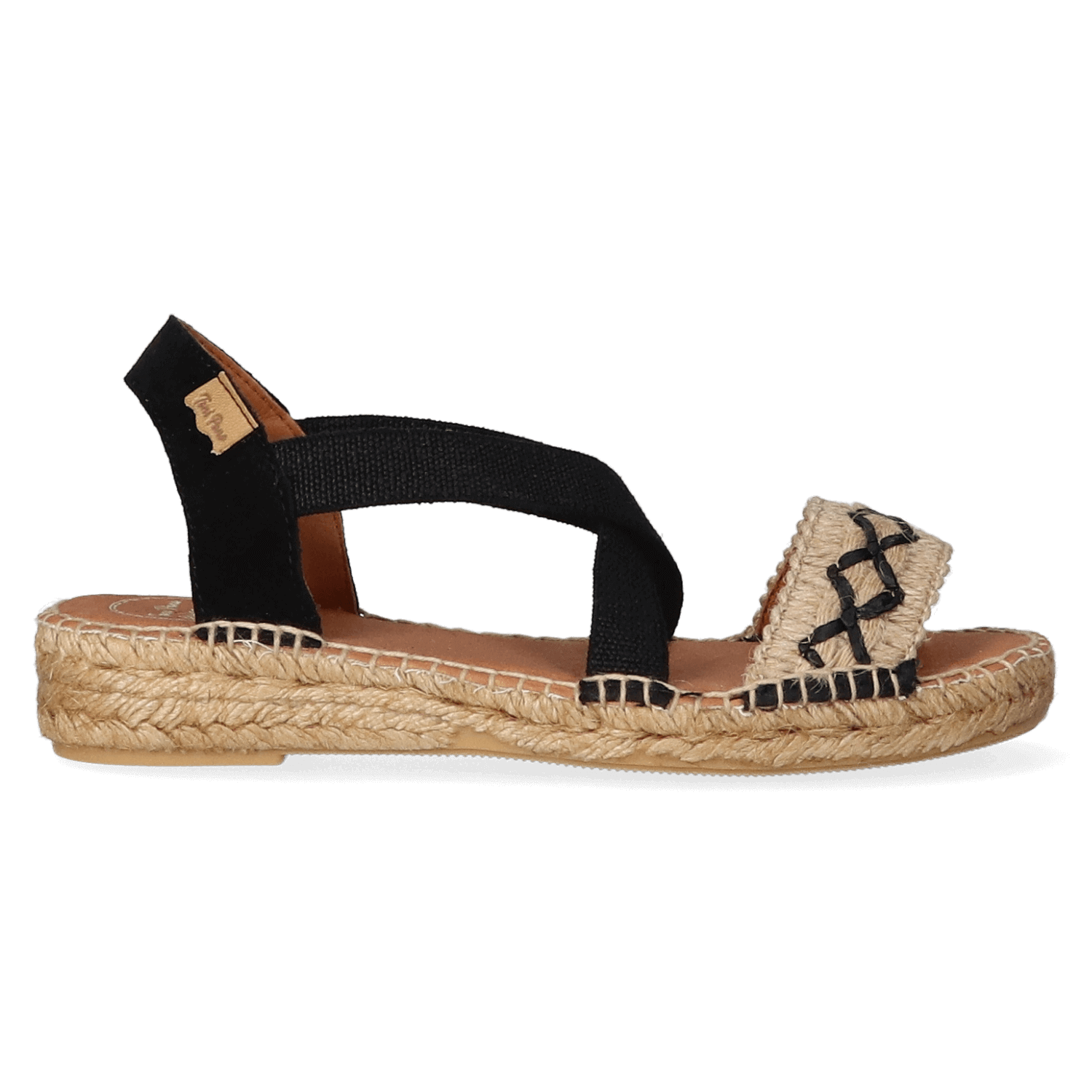 Toni Pons Eider Espadrilles zwart Textiel - Dames - Maat 40