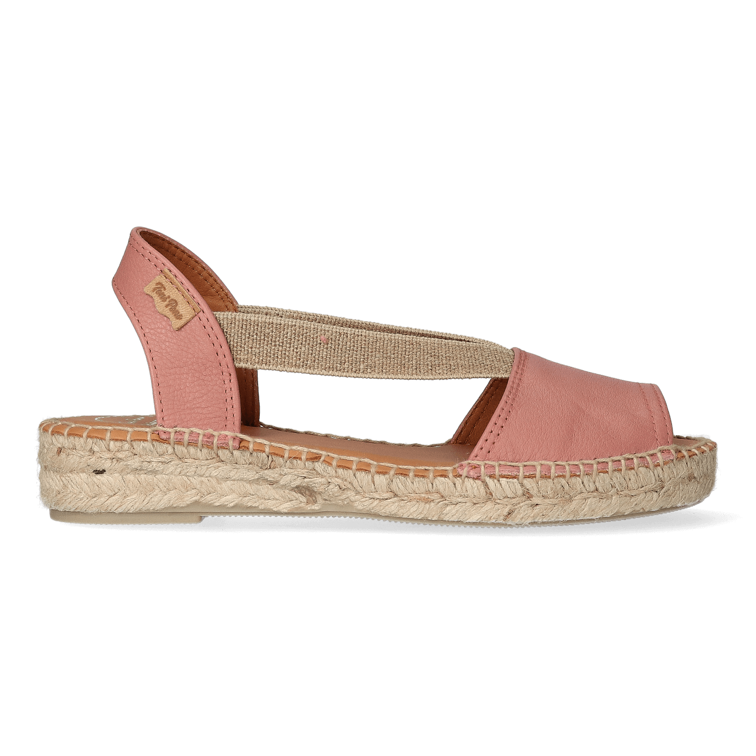 Toni Pons Etna Dames Espadrilles Pale | Roze | Leer | Maat 41 | ETNApale