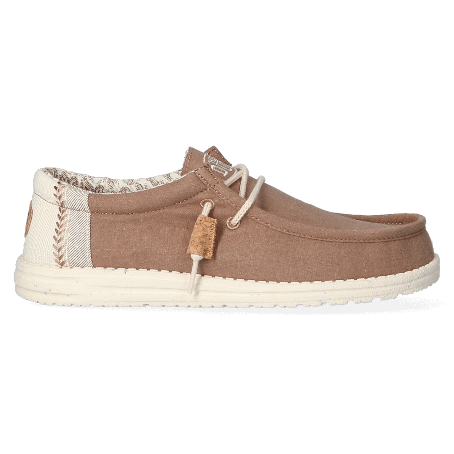HEYDUDE Wally Break Stitch Heren Instappers Clay | Taupe | HD40015-0Y8