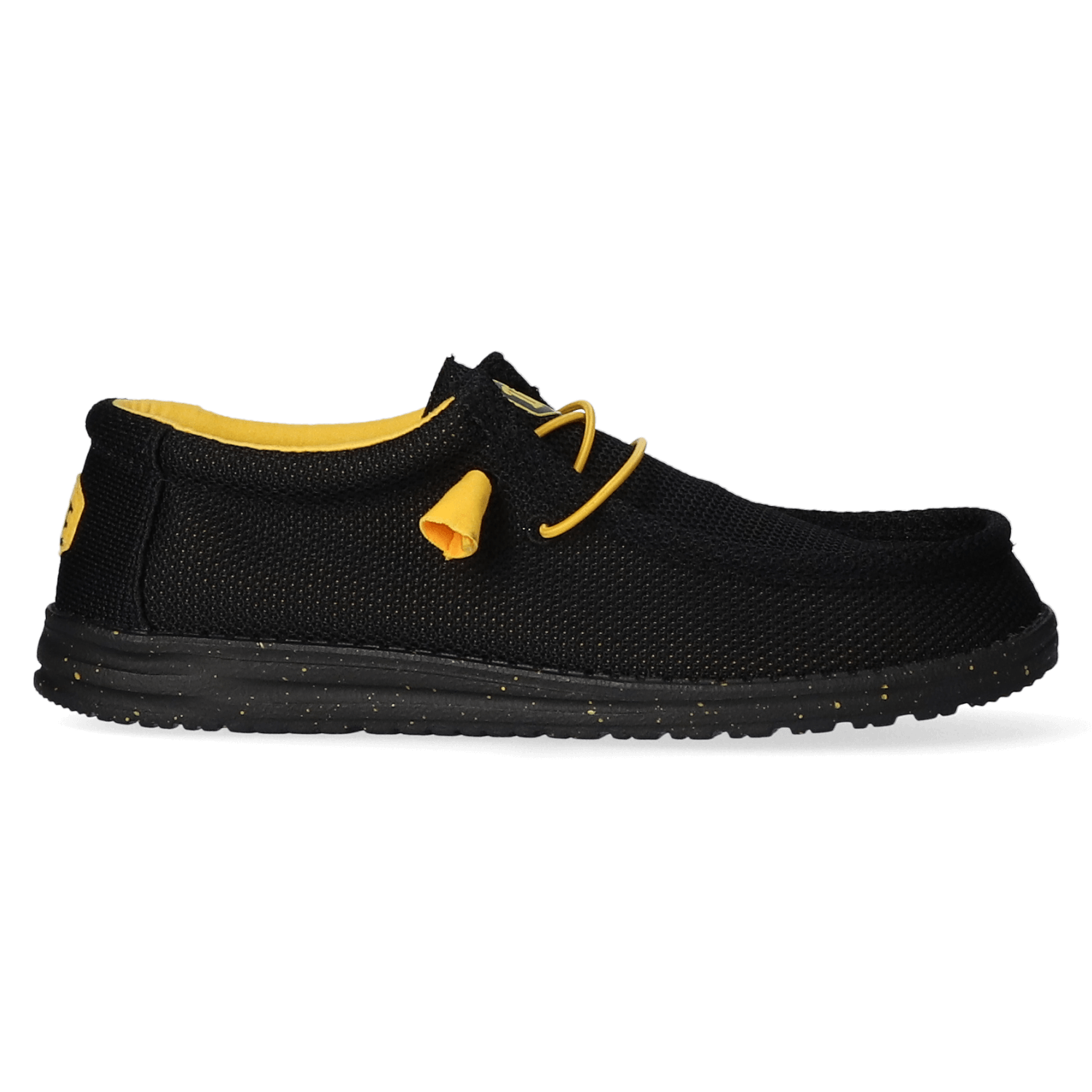 Wally Sox Black Yellow Instappers Heren