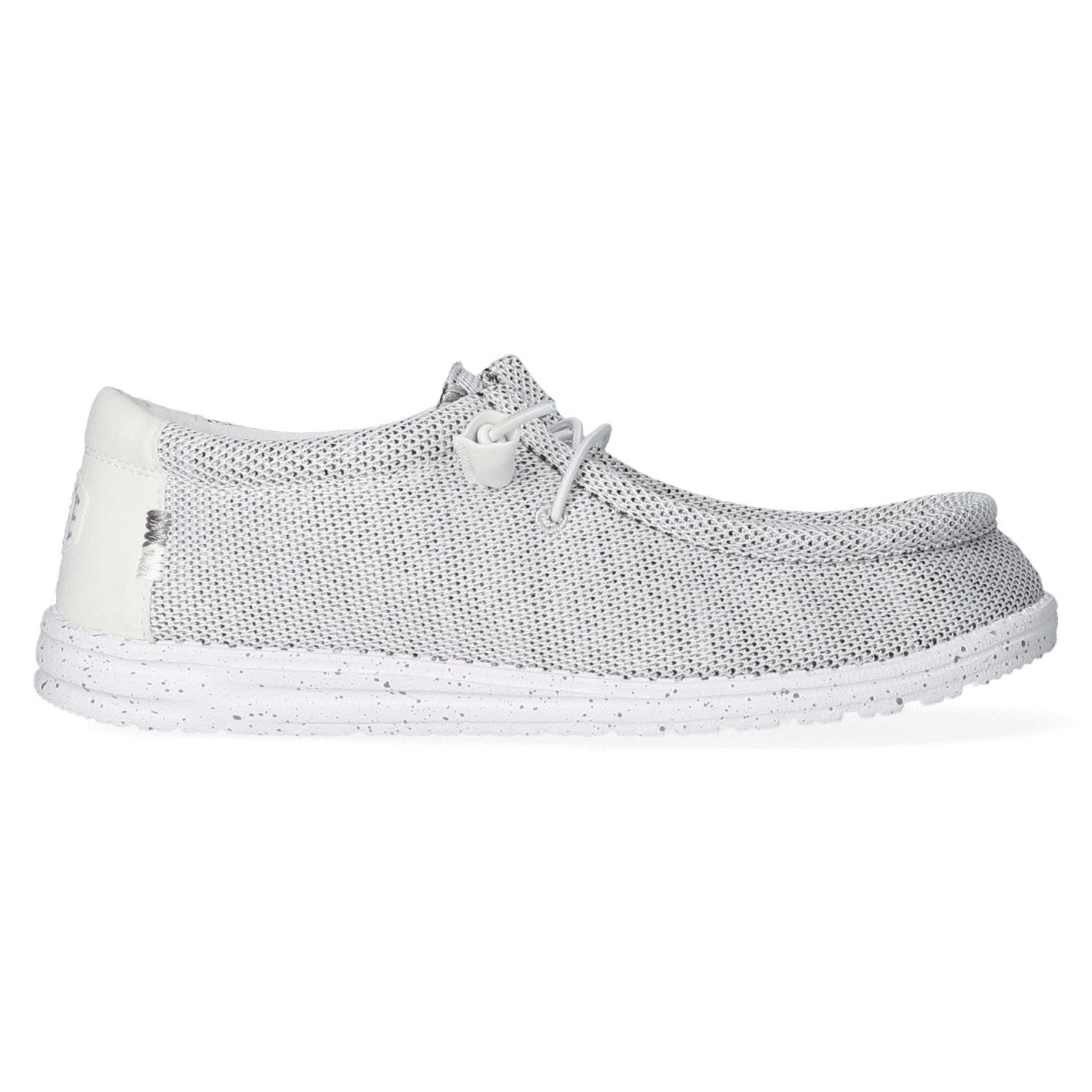 HEYDUDE Wally Sox Heren Instappers Stone White