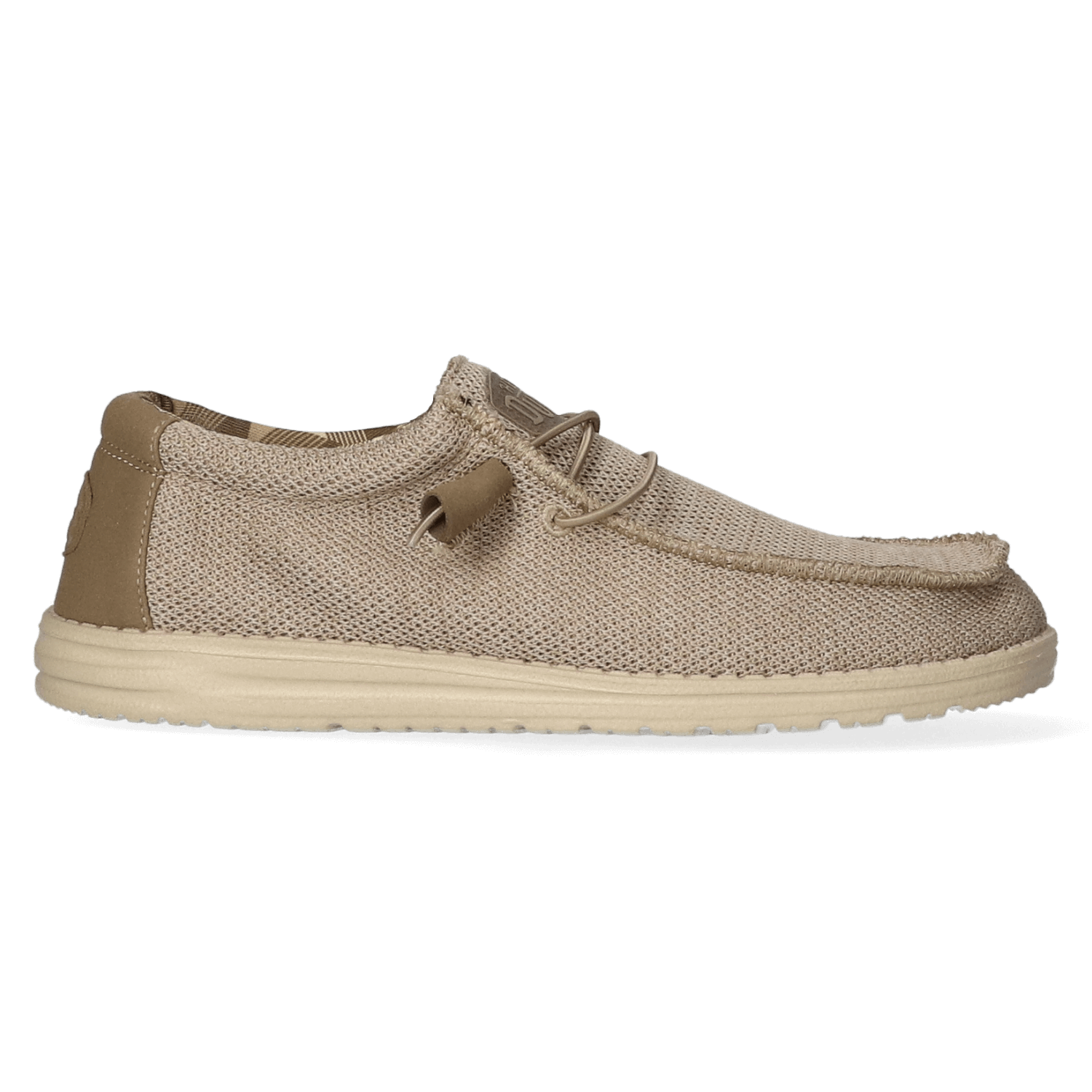 HEYDUDE Wally Sox Heren Instappers Beige