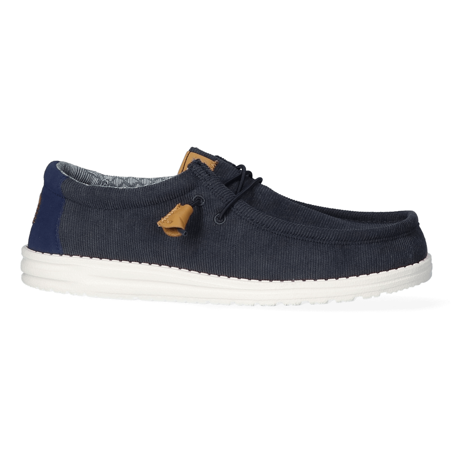 HEYDUDE Wally Corduroy Heren Instappers Navy