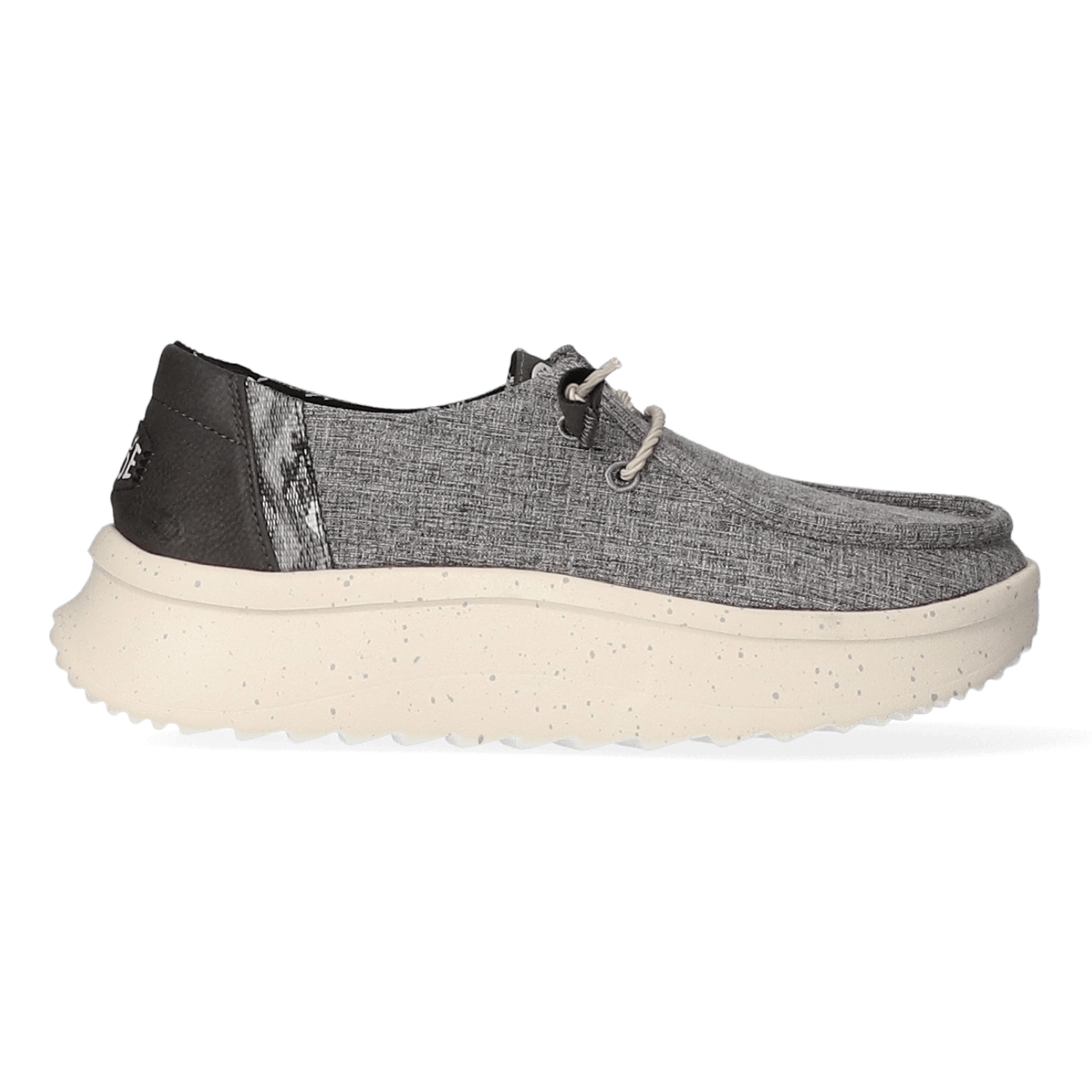 HEYDUDE Wendy Peak Woven Dames Instappers Charcoal