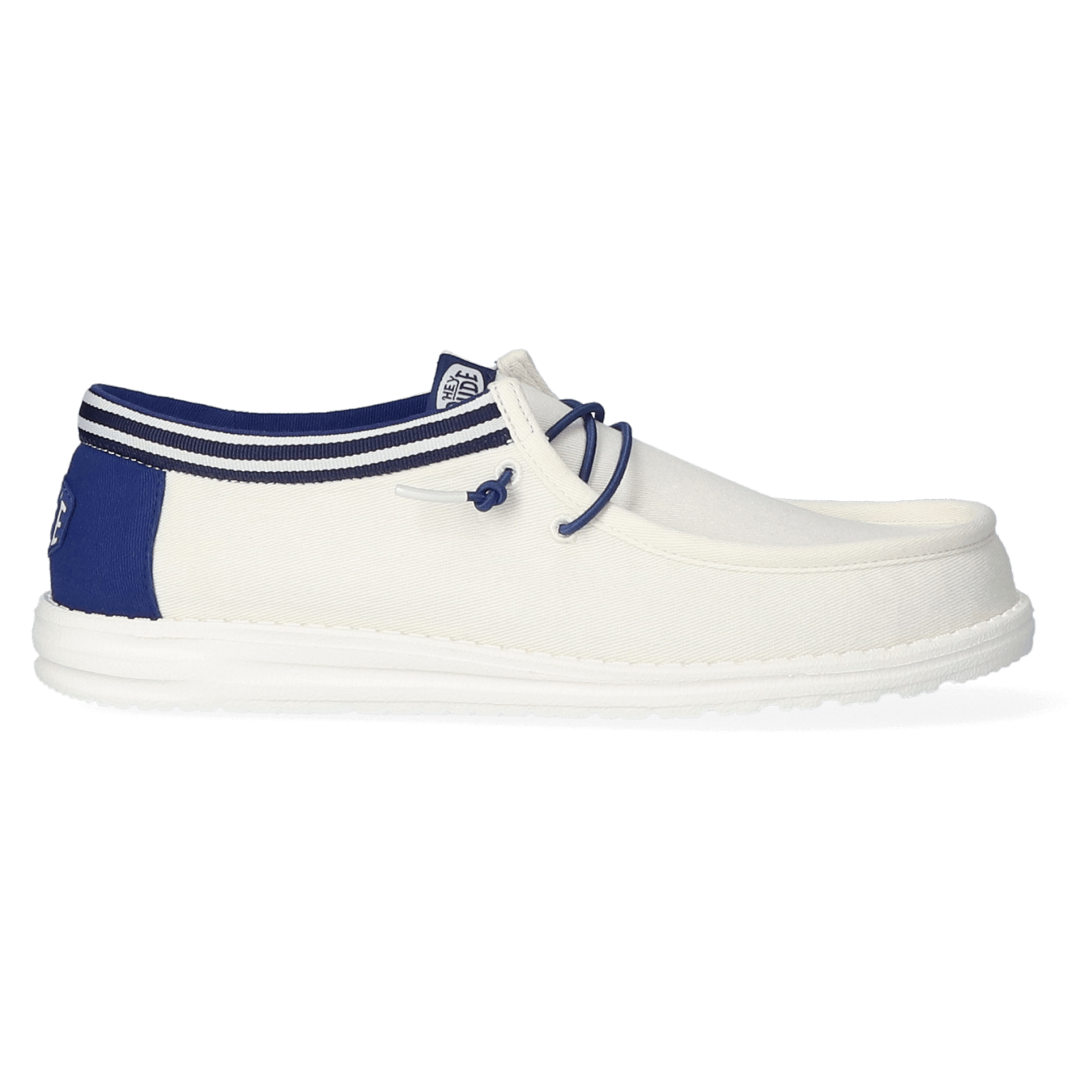 HEYDUDE Wally Letterman Heren Instappers White/Blue