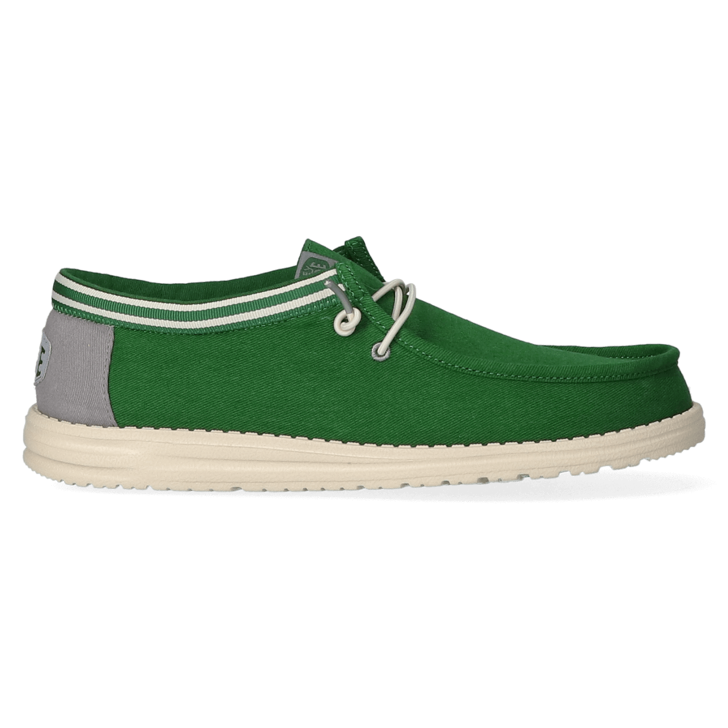 HEYDUDE Wally Letterman Heren Instappers Green/White