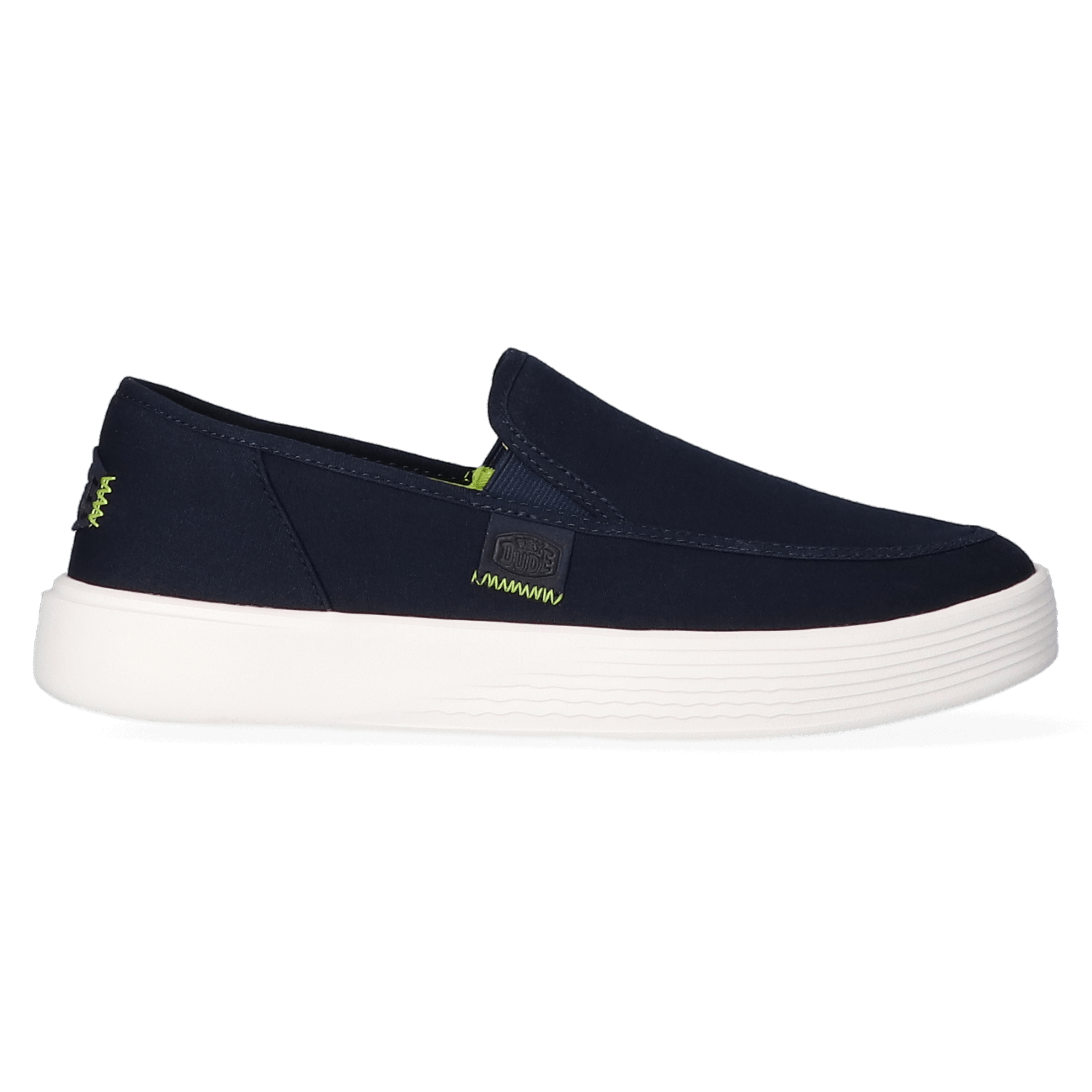 HEYDUDE Sunapee Canvas Heren Instappers Navy/White