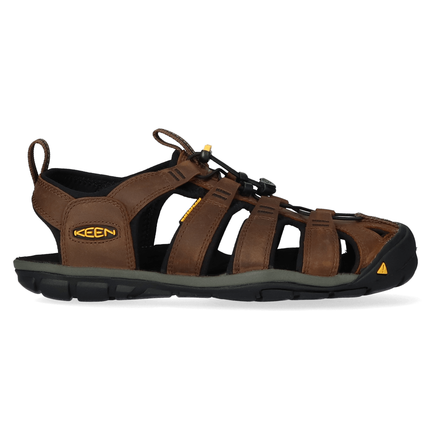 Keen Clearwater Heren Wandelsandalen Dark Earth/Black | Bruin | Leer | Maat 42.5 | K1013106