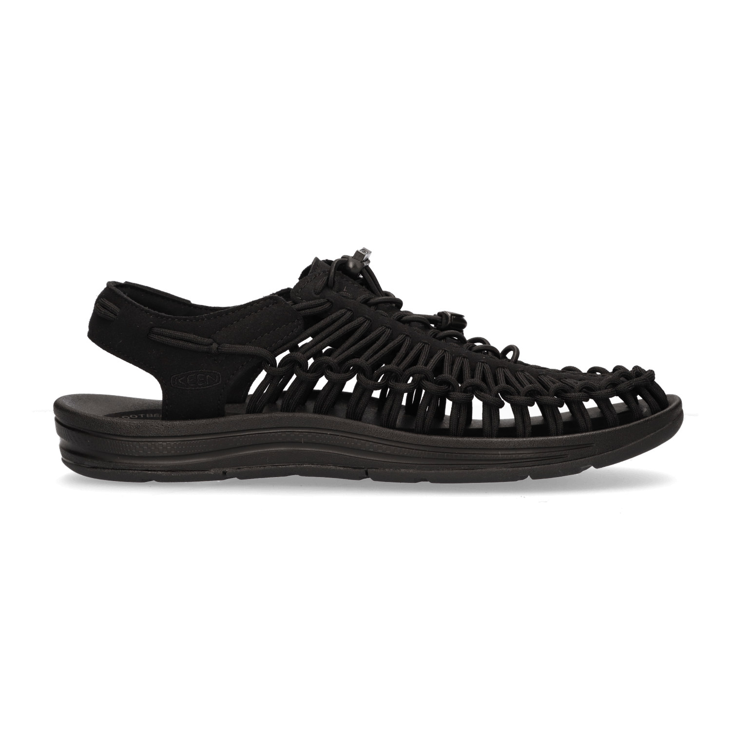 Keen Uneek Heren Sandalen Black/Black | Zwart | Microvezel | Maat 47.5