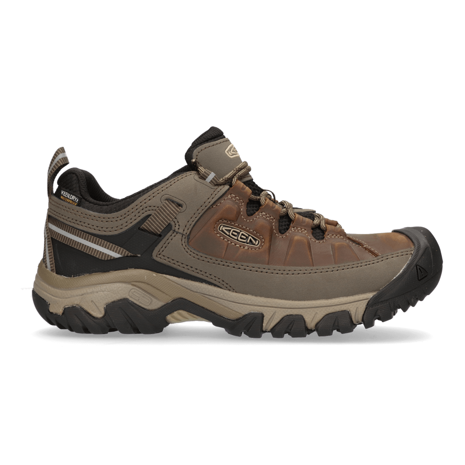 Keen Targhee III Heren Wandelschoenen Bungee Cord/Black | Grijs | Leer | Maat 43 | K1017783