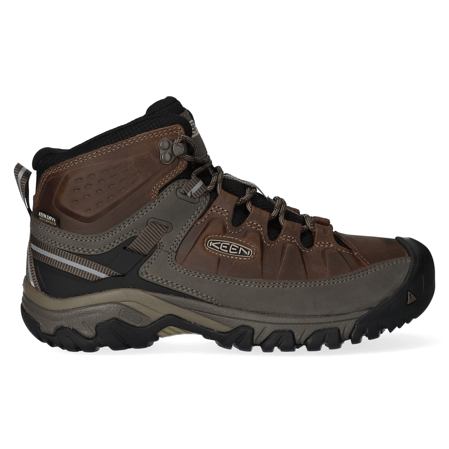 Keen Targhee III Mid Heren Wandelschoenen Bungee Cord/Black | Bruin | Leer | Maat 42.5 | K1017786