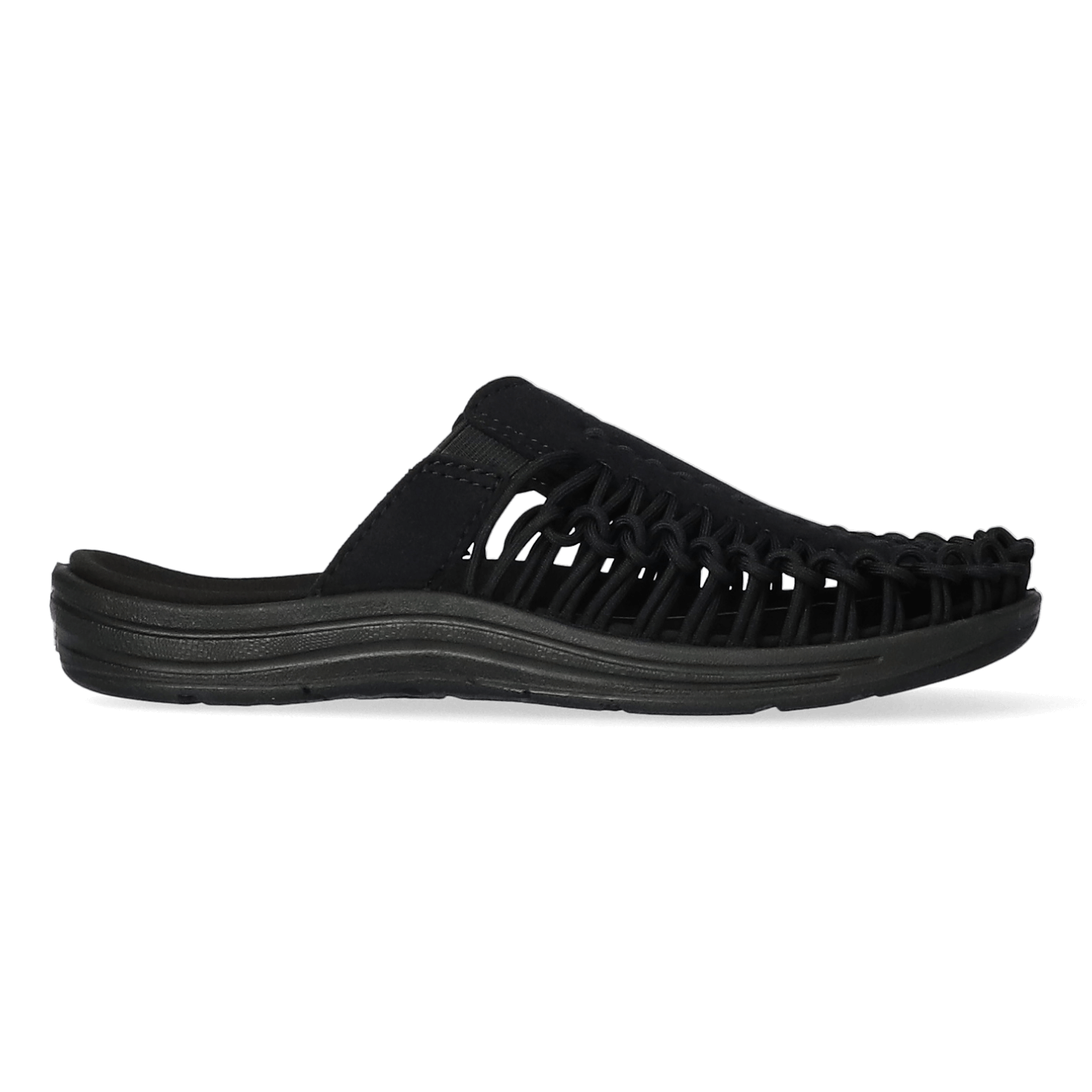 Keen Uneek II Slide Dames Slippers Black/Plaza Taupe