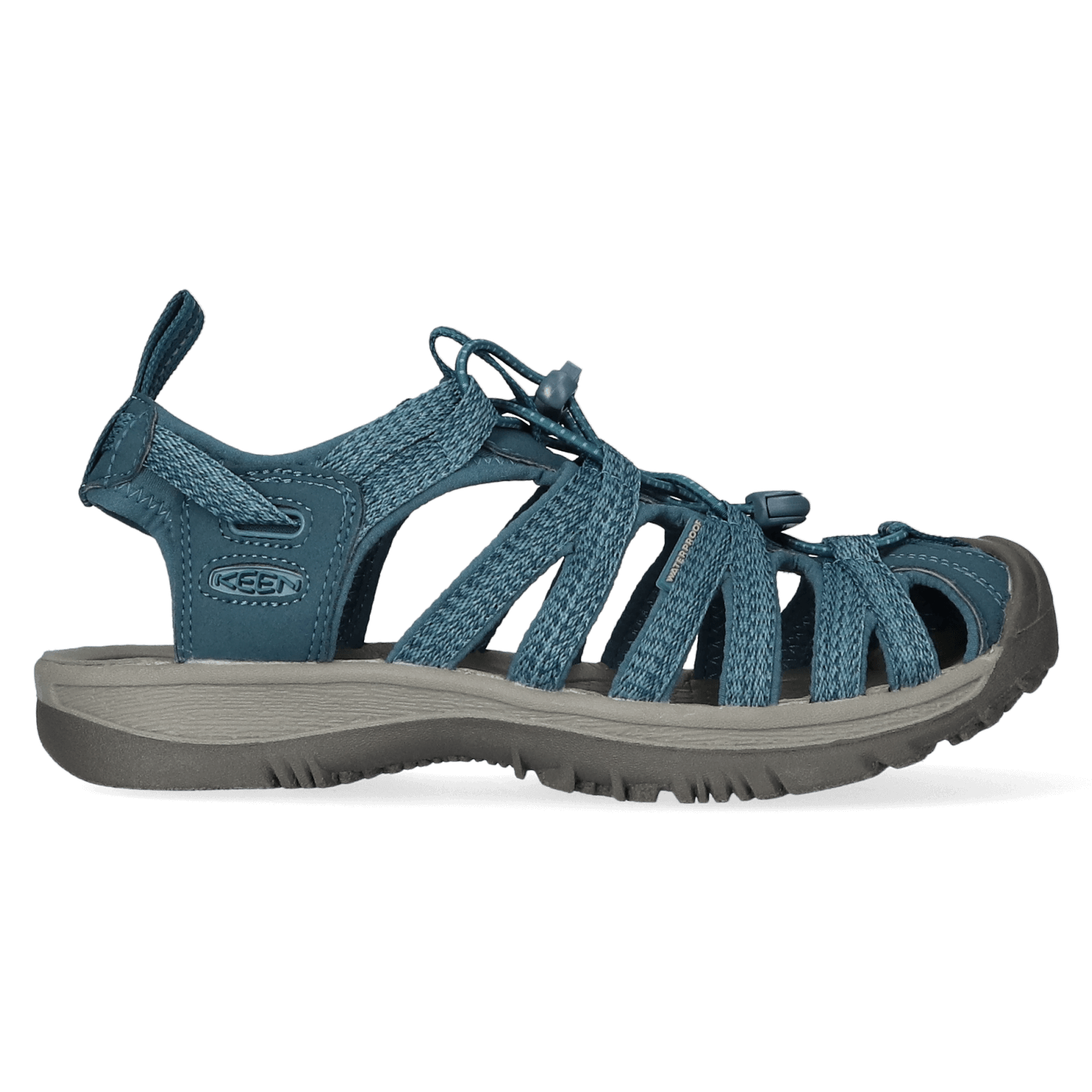 Keen Whisper Dames Wandelsandalen Smoke Blue |  Aqua | Polyester | Maat 36