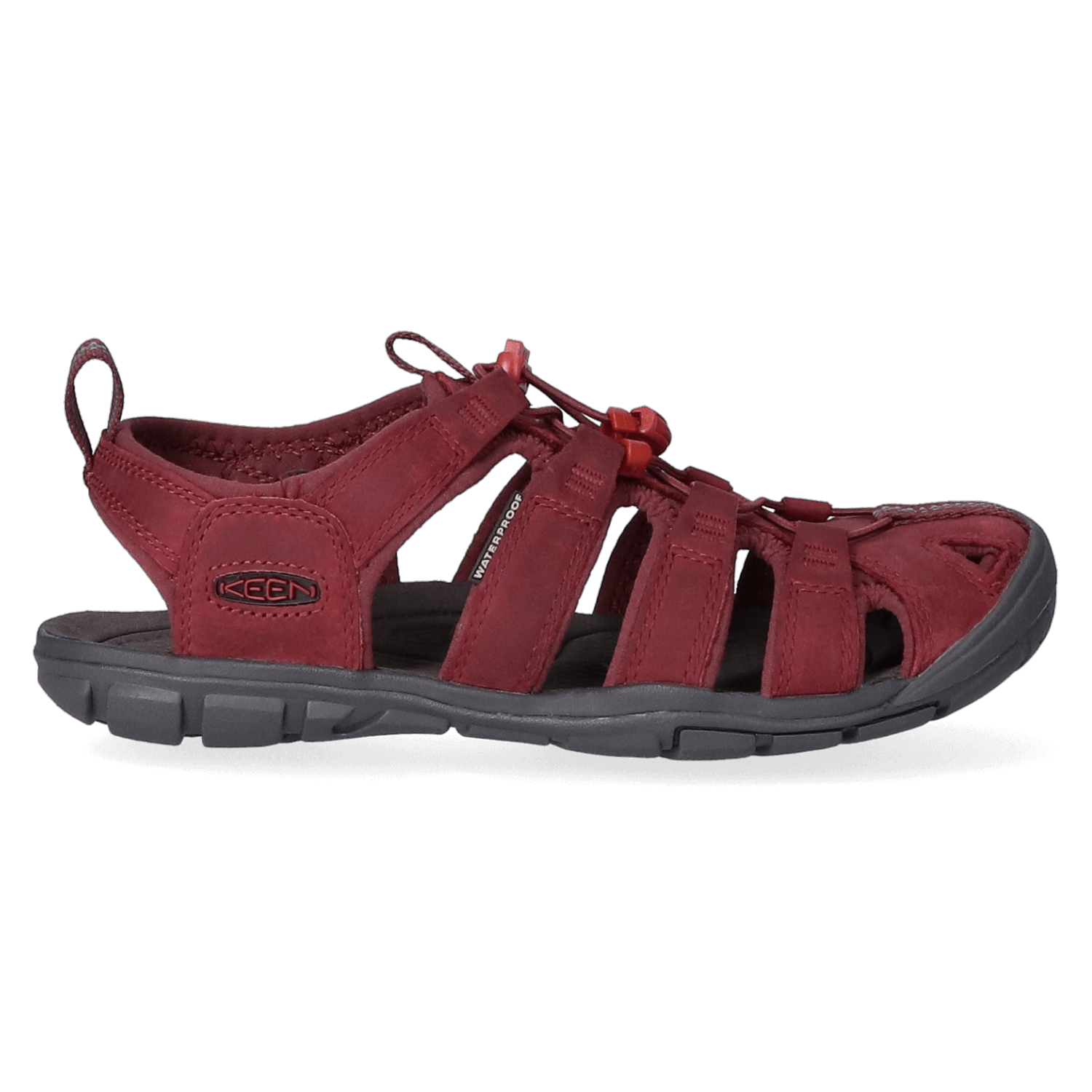 Keen Clearwater Dames Wandelsandalen Wine/Red Dahlia | Bordeaux | Leer | Maat 39.5 | K1025088