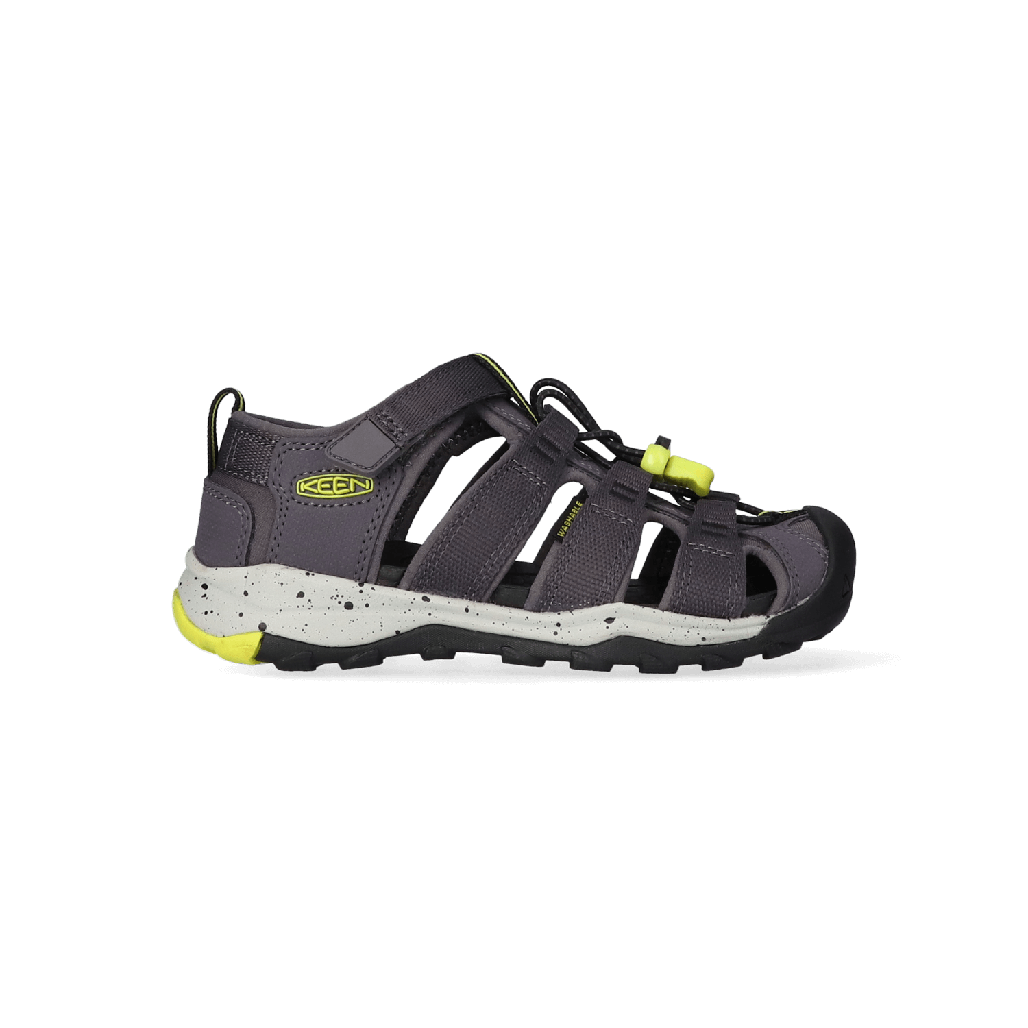 Keen Newport Neo H2 Older Kids' Sandalen Rabbit/Evening Primrose | Grijs | Polyester | Maat 34 | K1025102