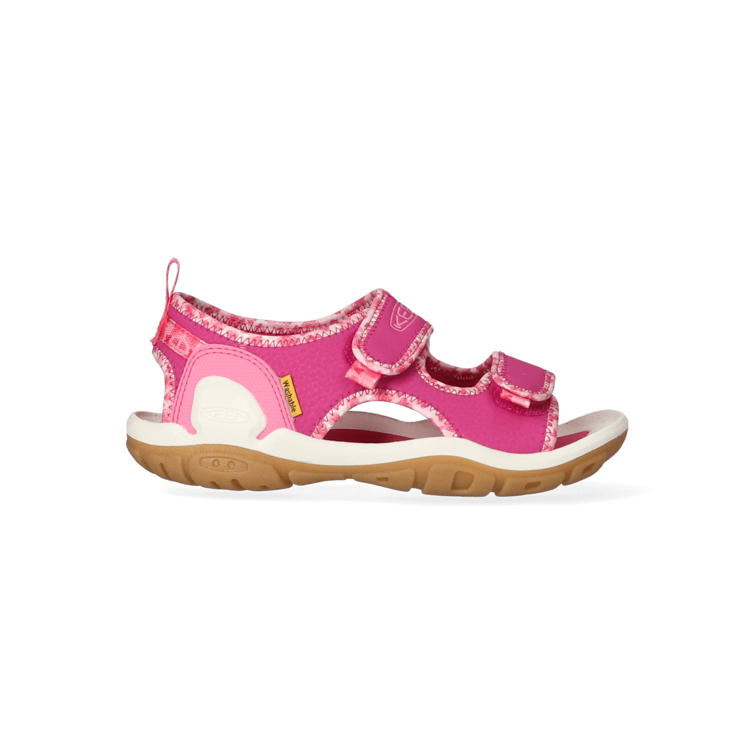 Keen Knotch Creek Older Kids' Open-Toe Sandalen Pink/Multi | Roze | Nylon | Maat 34 | K1025646