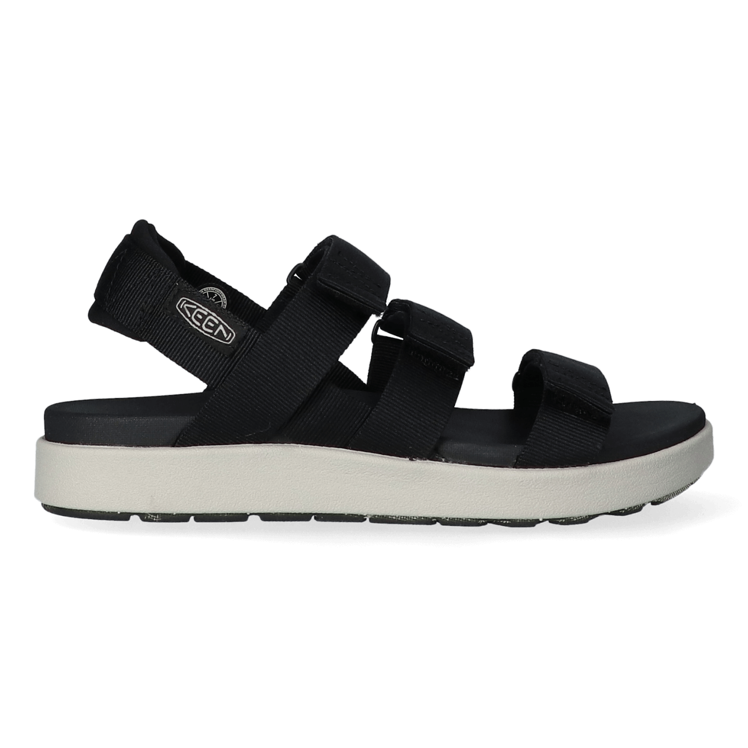 Keen Elle Strappy Dames Sandalen Black/Vapor | Zwart | Gerecyclede PET flessen | Maat 39 | K1026138