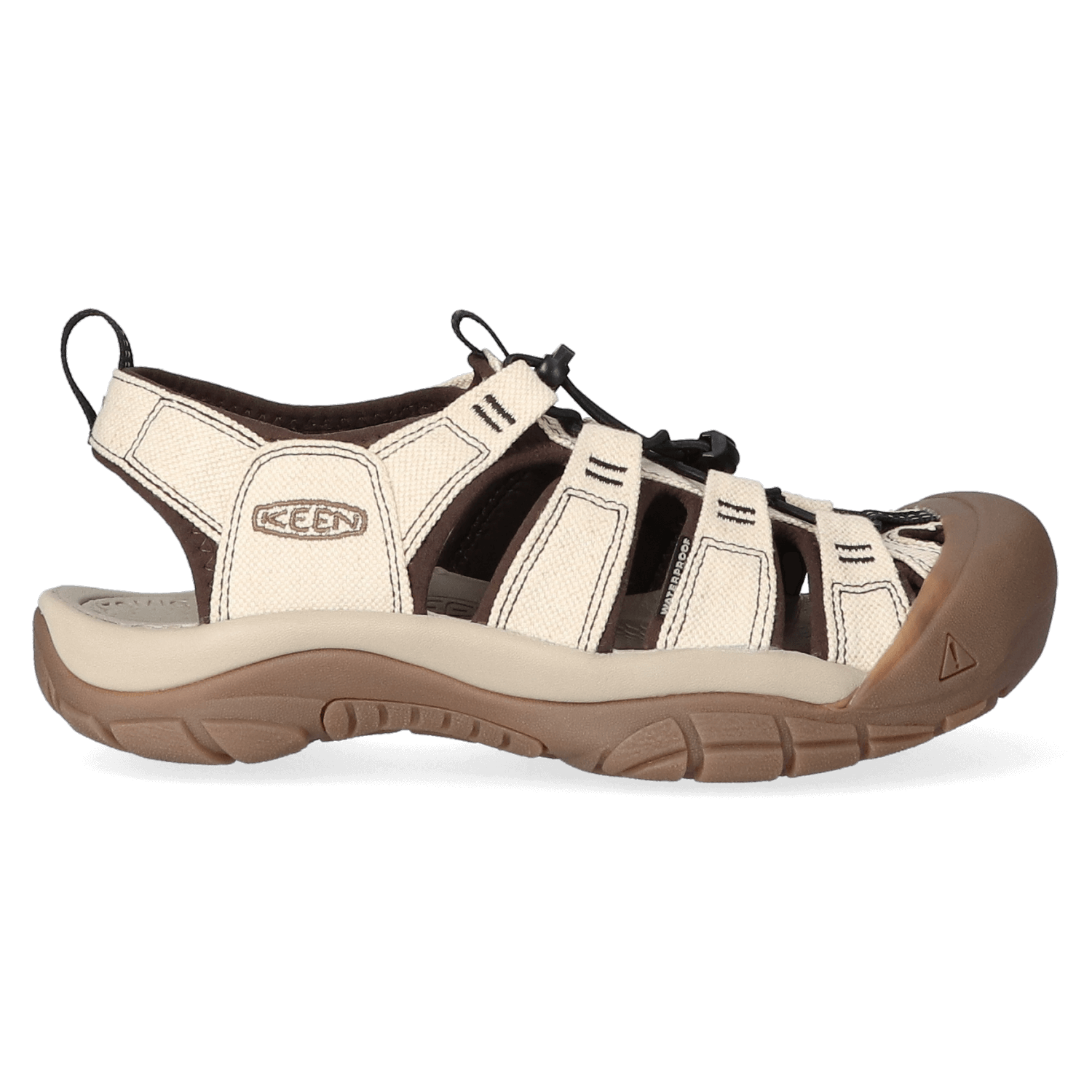 Keen Newport Heren Wandelsandalen Natural | Beige | Canvas | Maat 44.5 | K1026222