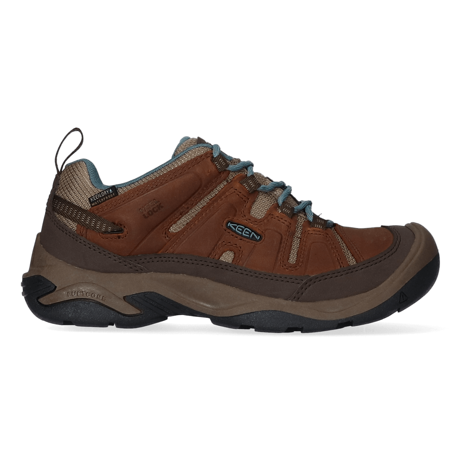 Keen Circadia Dames Wandelschoenen Syrup/North Atlantic | Bruin | Leer | Maat 38 | K1026771