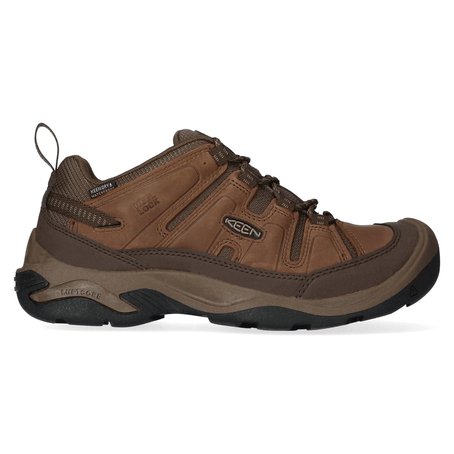 Keen Circadia Heren Wandelschoenen Shitake/Brindle | Bruin | Leer | Maat 43 | K1026773