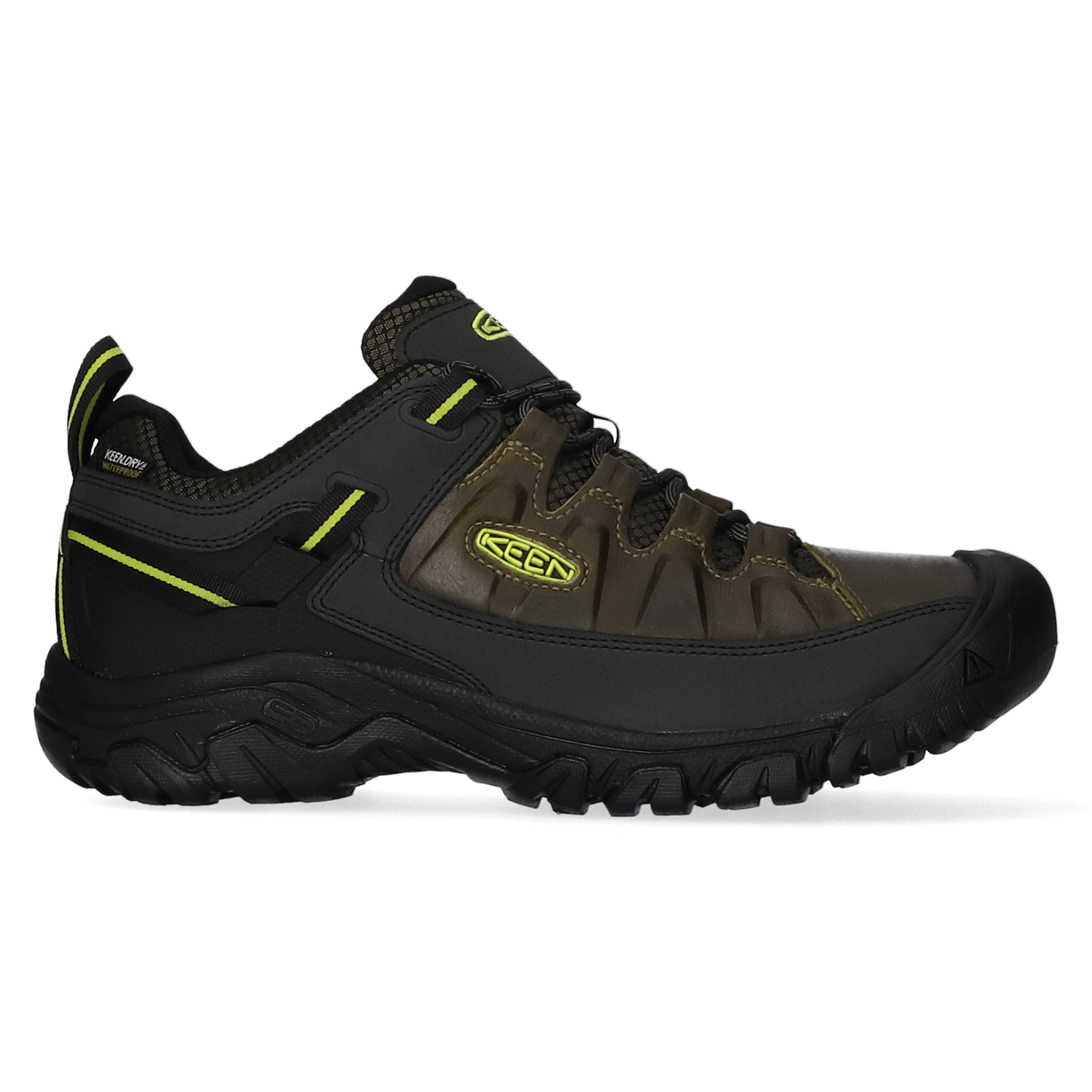 Keen Targhee III Heren Wandelschoenen Forest Night/Evening Primrose | Groen | Leer | Maat 44 | K1026860