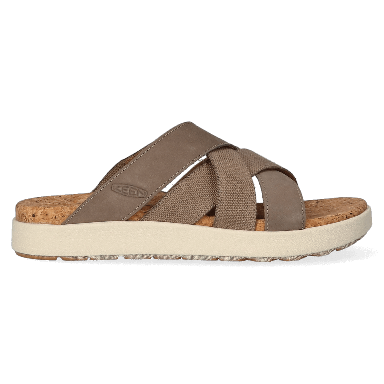 Keen Elle Mixed Slide Dames Slippers Brindle/Birch