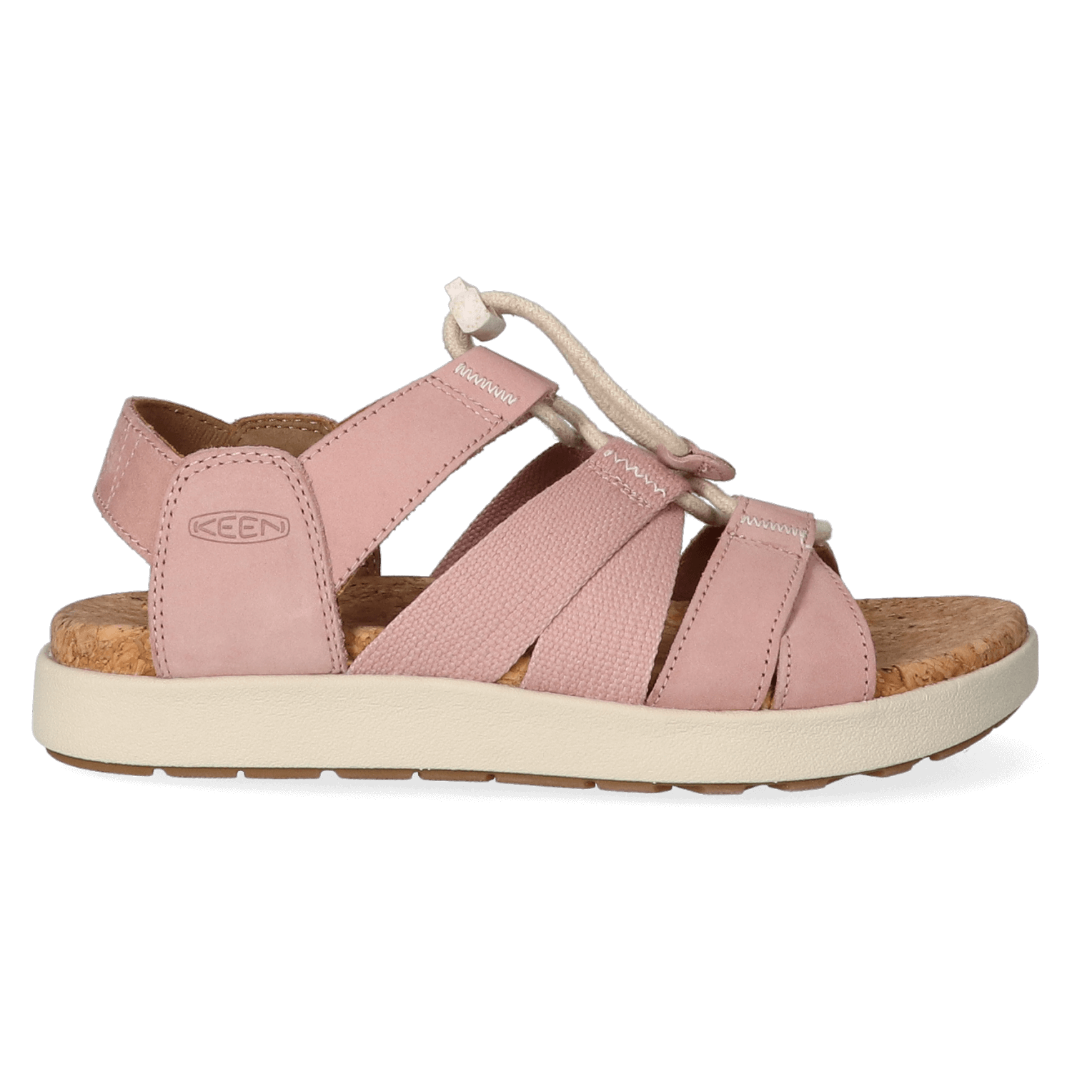 Keen Elle Mixed Strap Dames Sandalen Fawn/Birch