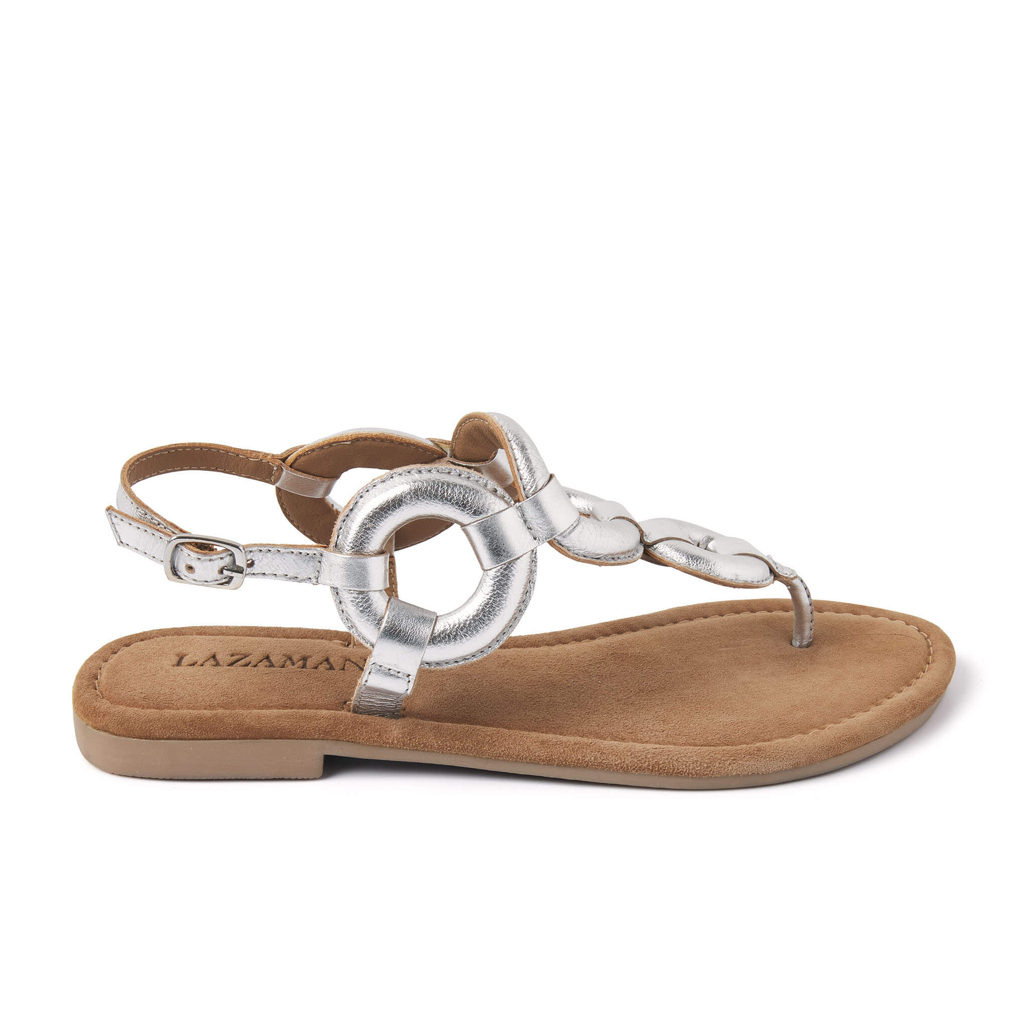 Lazamani 33.543 Sandalen - Dames - Zilver - Maat 36