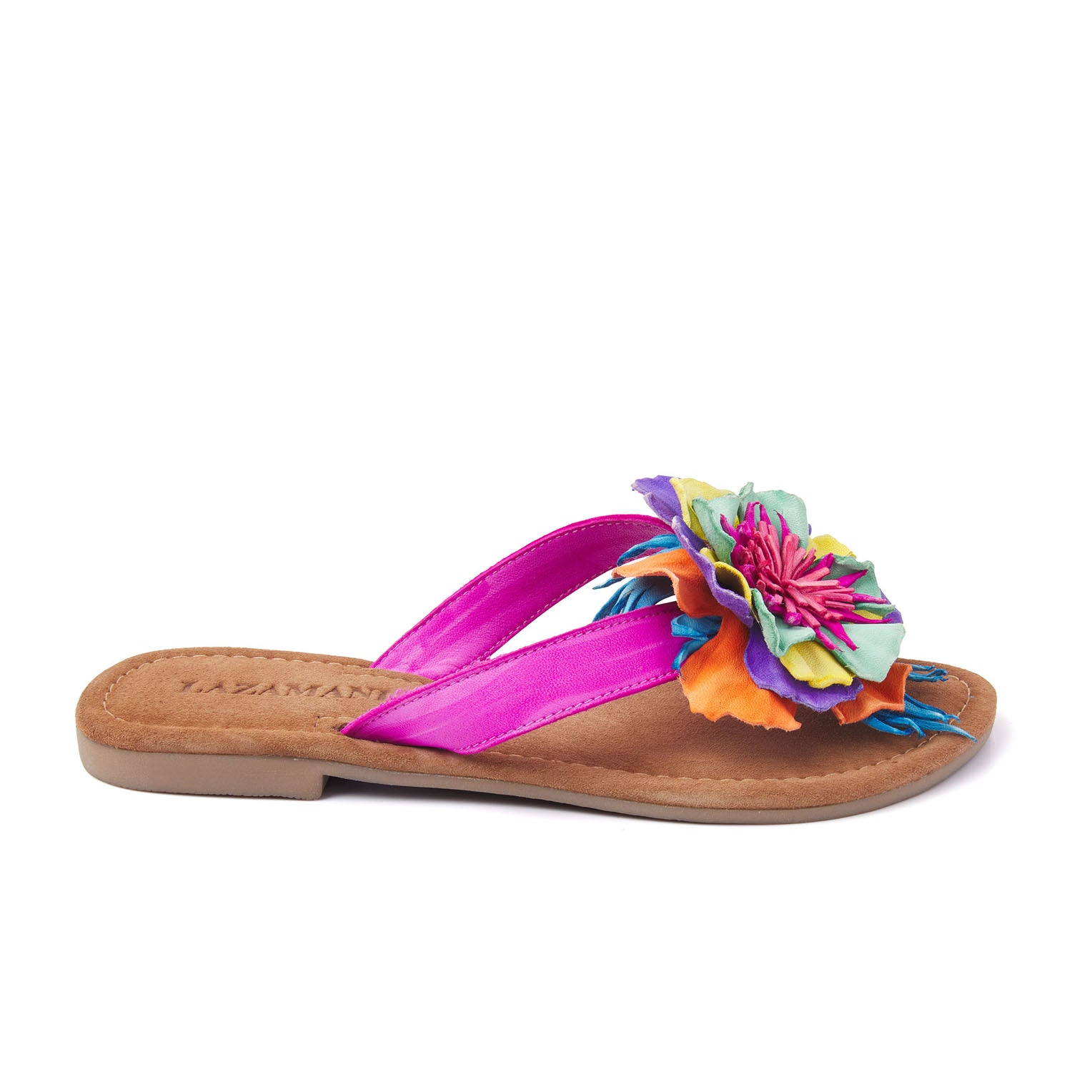 Lazamani Dames Slippers 33.726 Fuxia