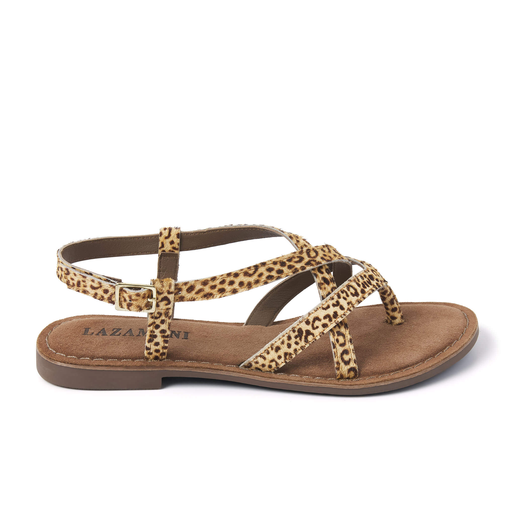 Lazamani Dames Sandalen 75.311 Leopard