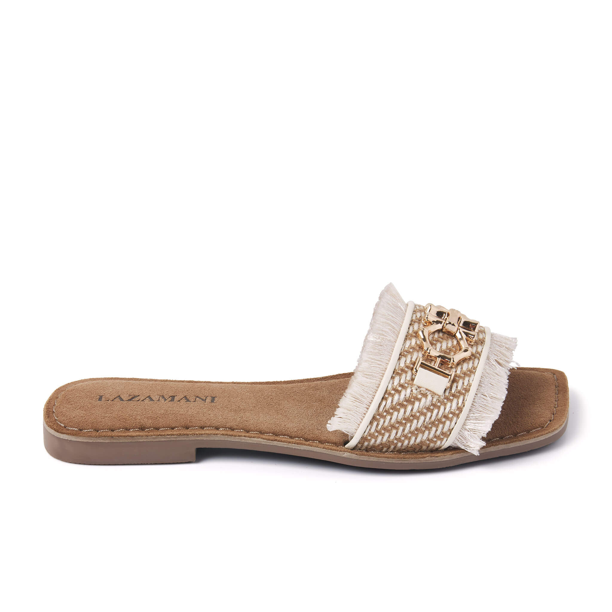 Lazamani Dames Slippers 75.362 Beige