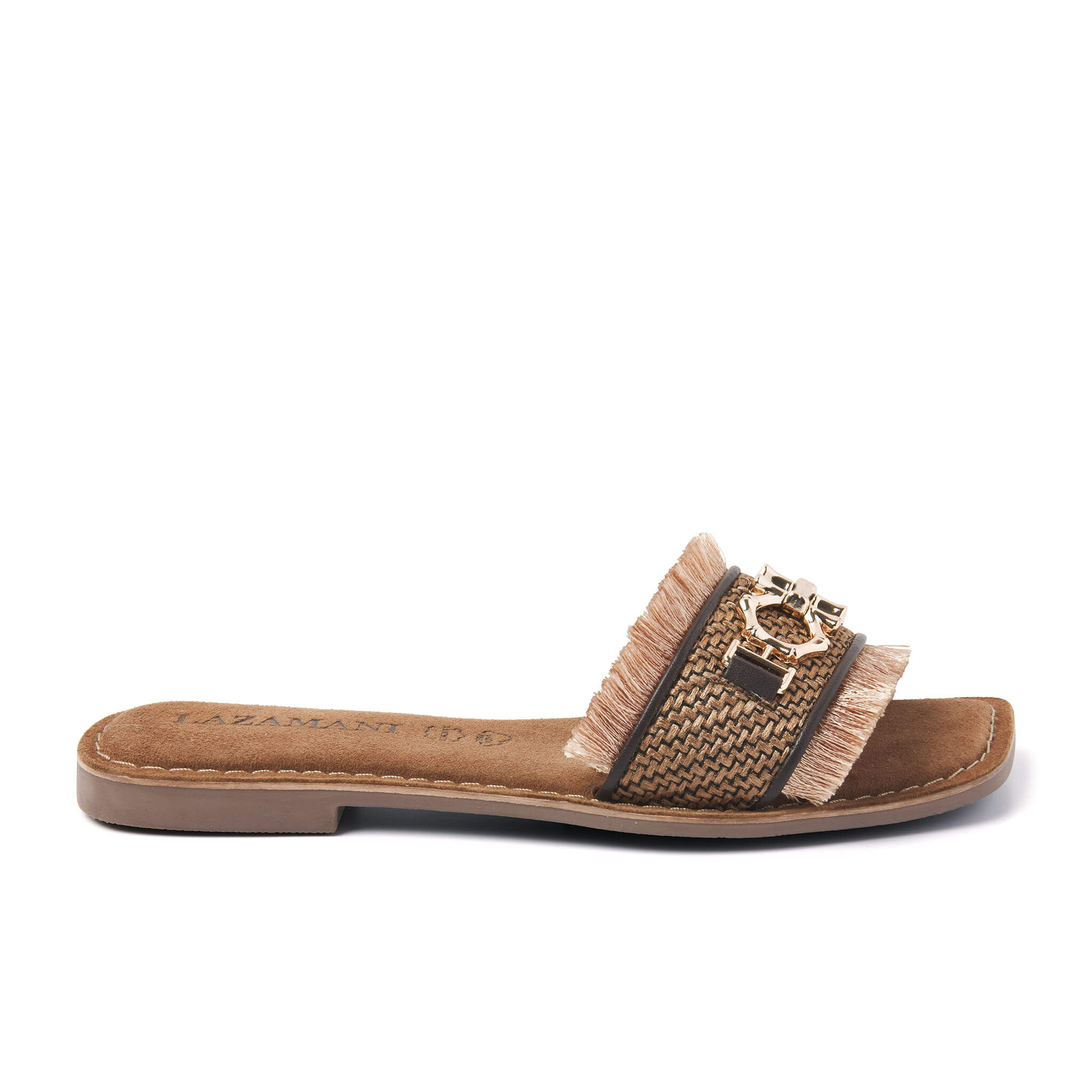 Lazamani Dames Slippers 75.362 Brown