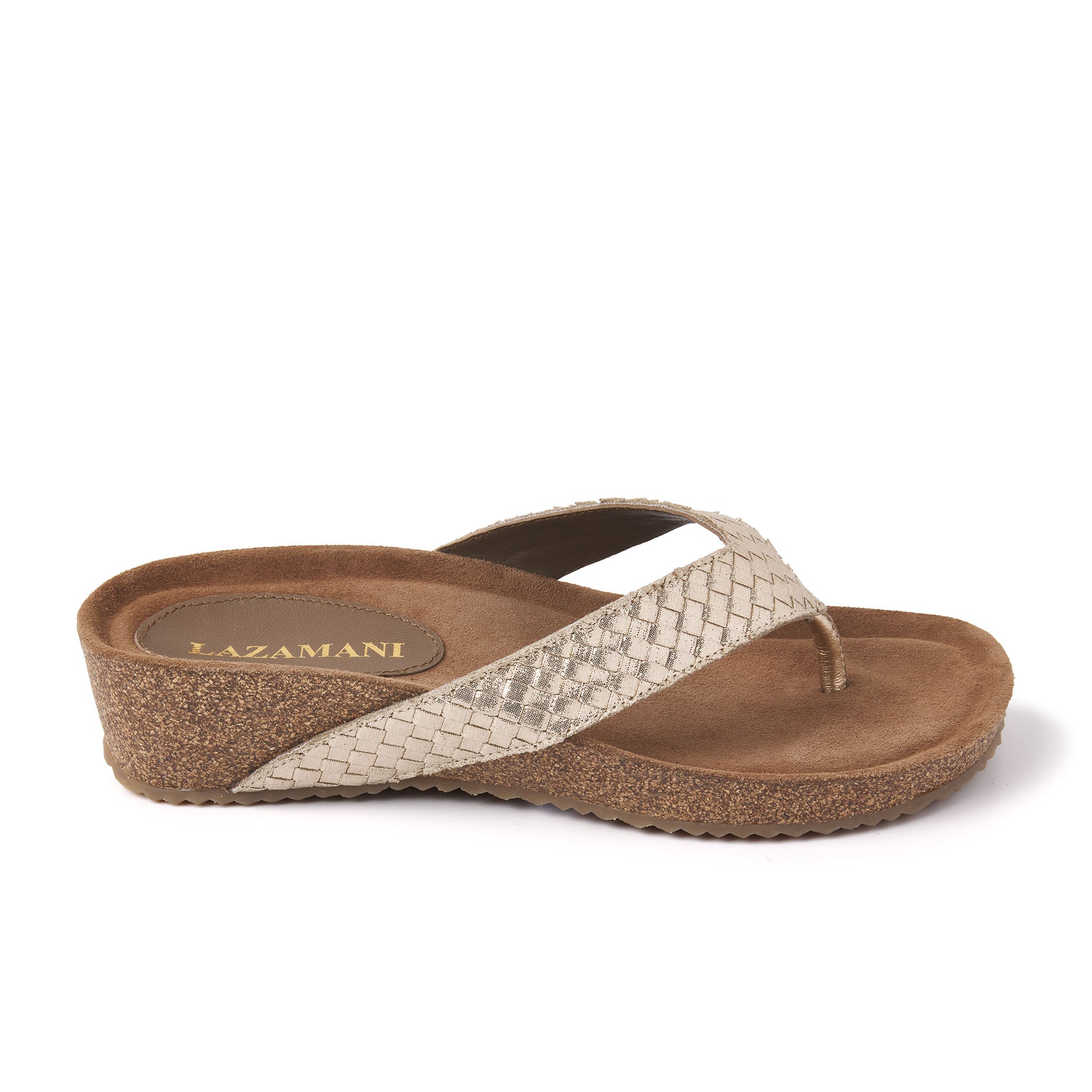 Lazamani Dames Slippers 75.807 Gold