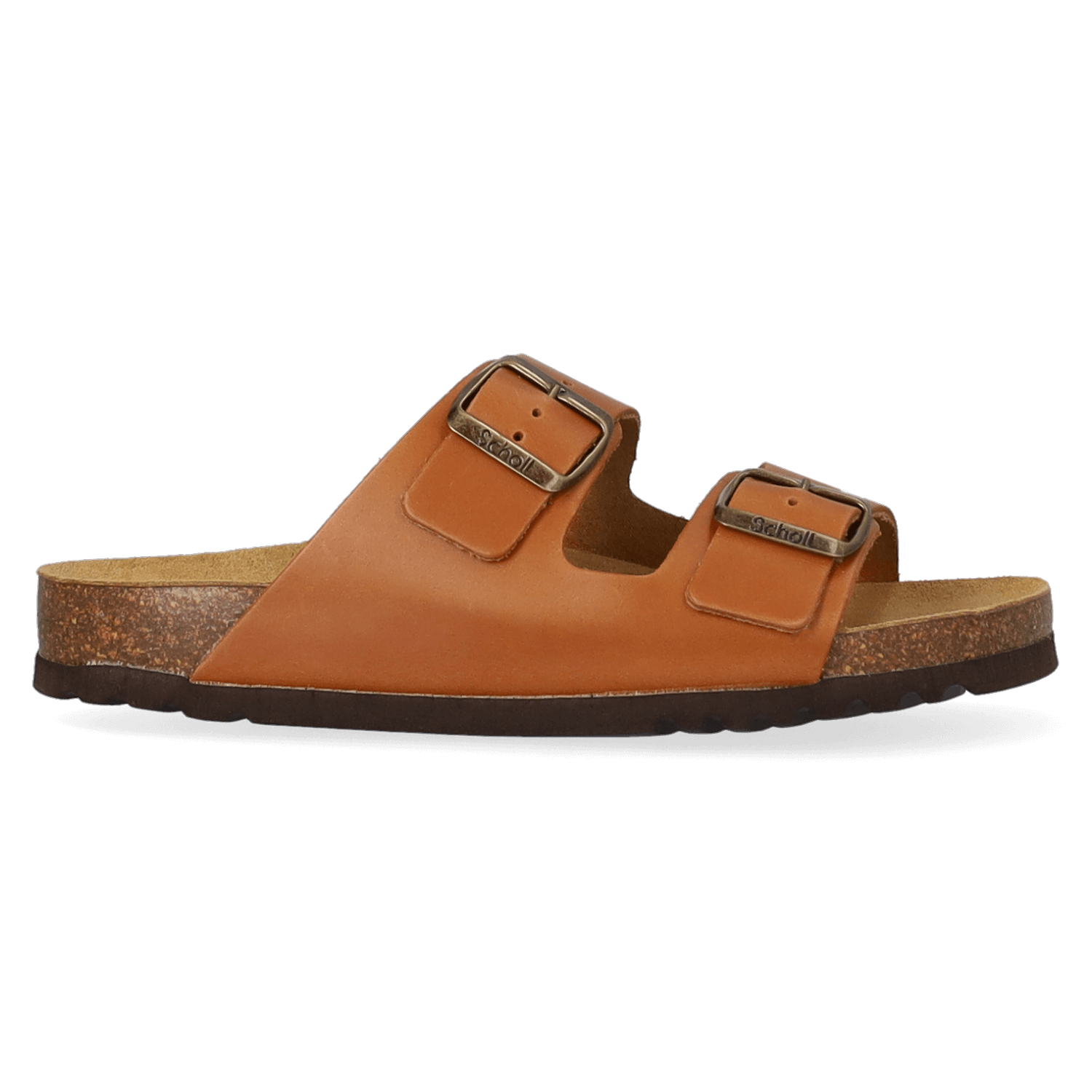 Scholl Slippers Heren Julien Cognac 40 Leer