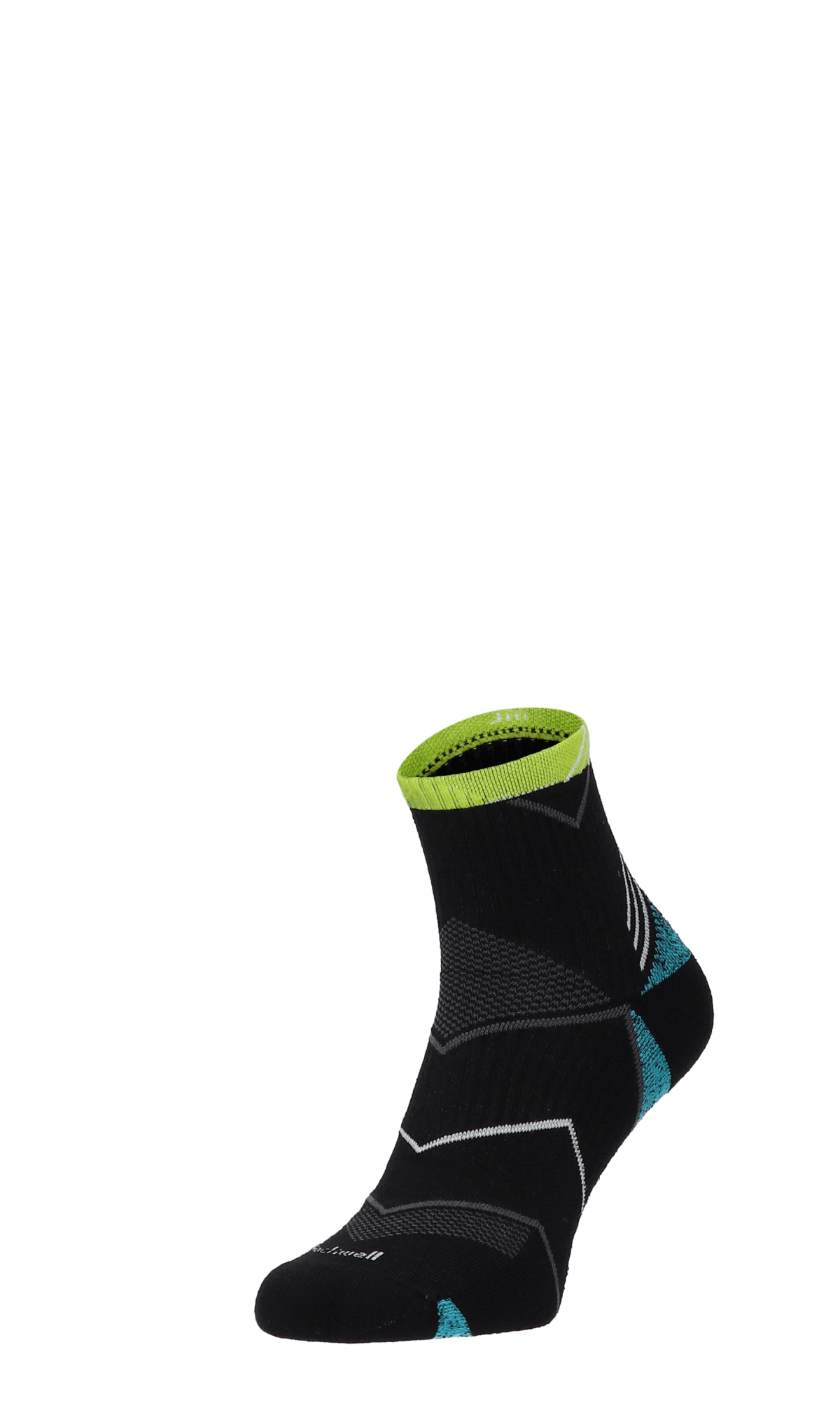 Sockwell Incline Quarter Dames Sportsokken Klasse 1 Black | Zwart | 32% Merinowol | Maat S/M | SW11W.900