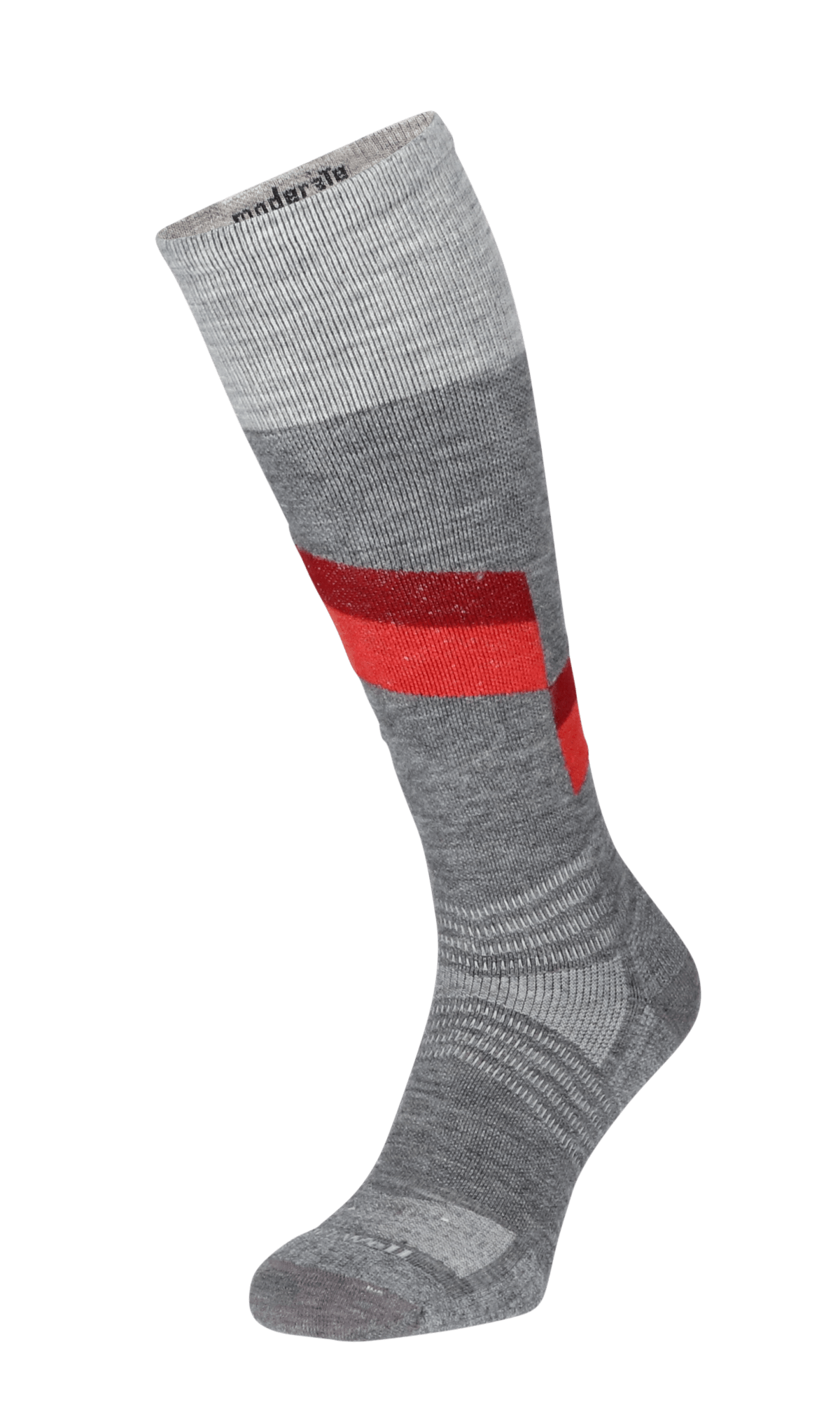 Sockwell Steep Medium Heren Skisokken Klasse 1 Grey | Grijs | 45% Merinowol | Maat L/XL | SW71M.800