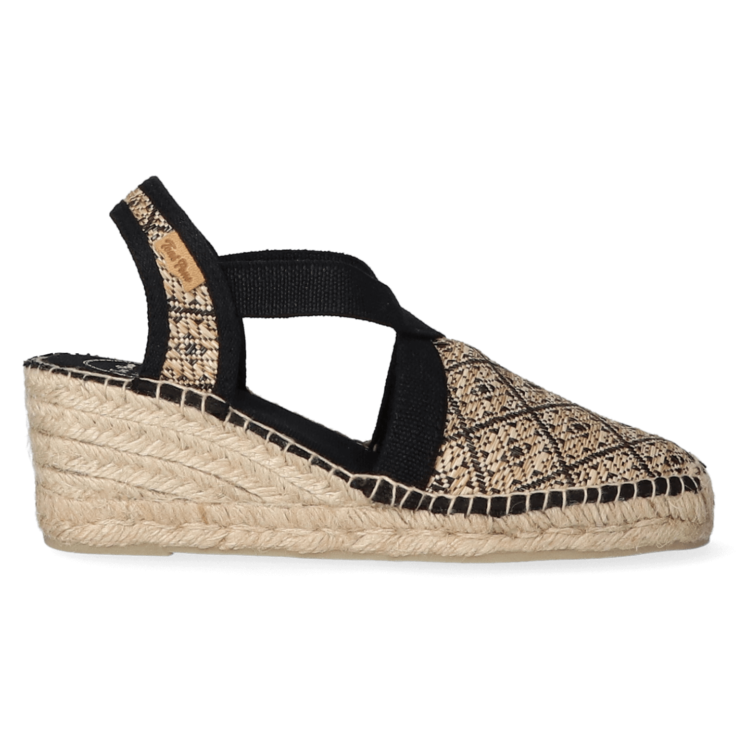 Toni Pons Terra-GE Dames Espadrilles Black