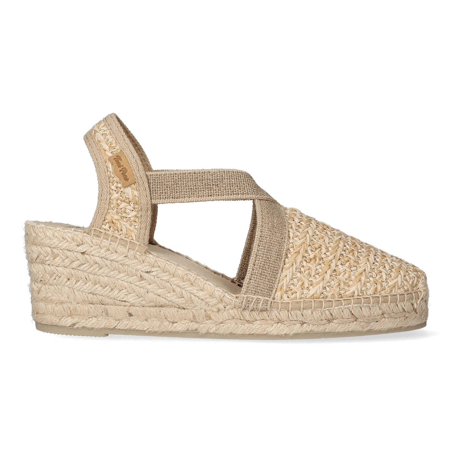 Toni Pons Terra HK Natural - Schoenen - Dames schoen - Dames sandalen - Espadrilles - Sleehak – Dames