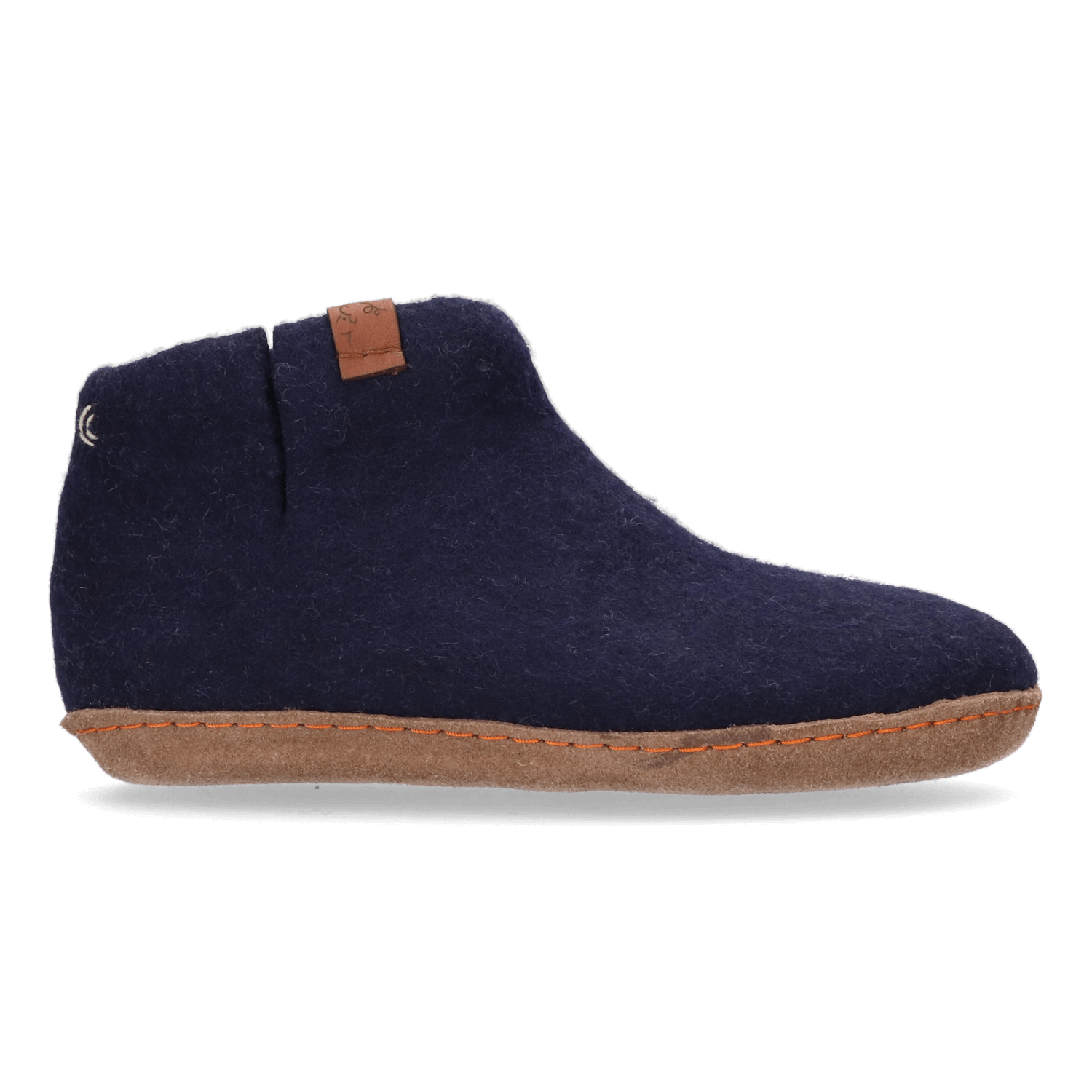 Tofvel Mula Wolvilt Sloffen Navy Blue